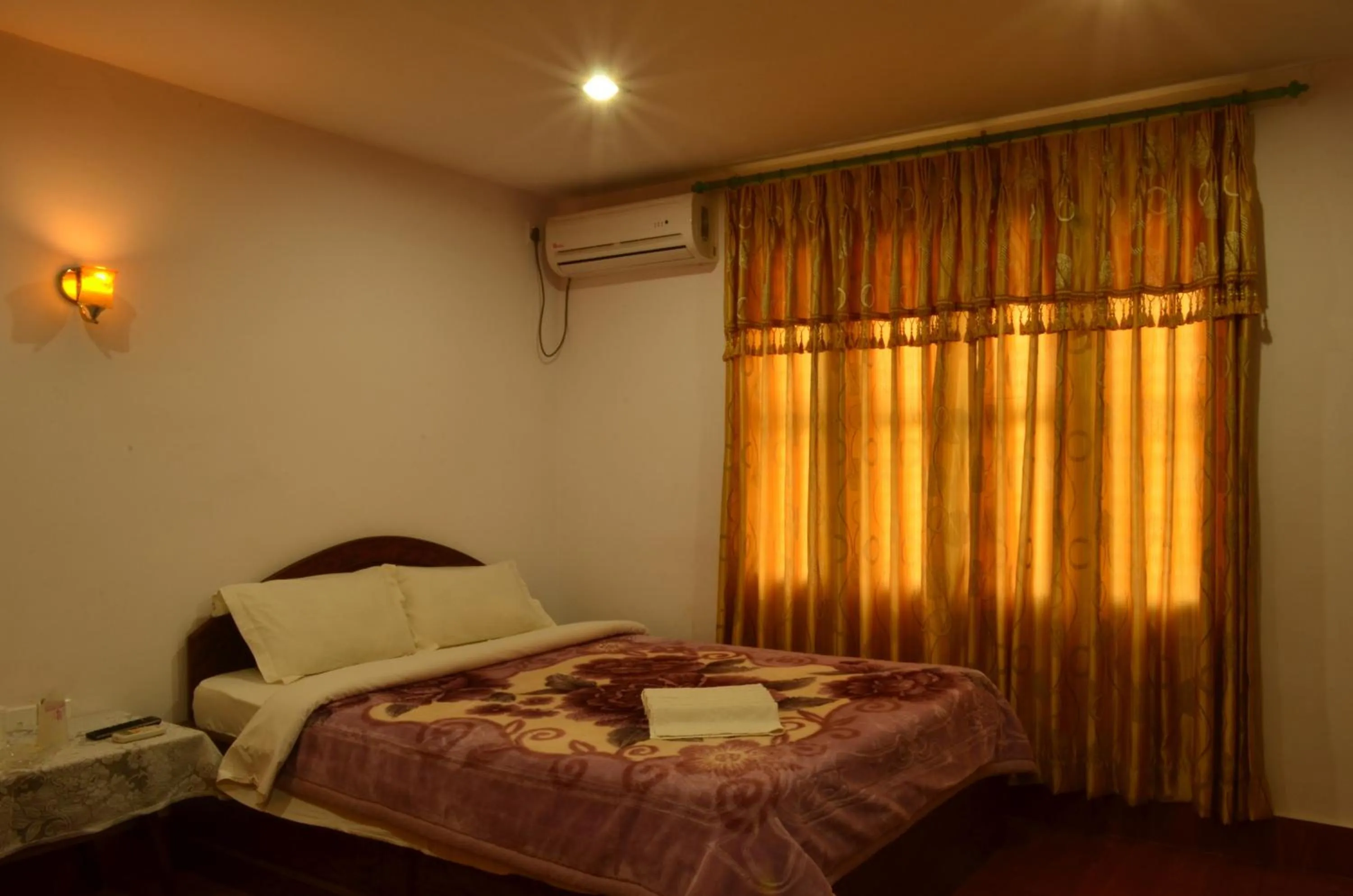 Dining area, Bed in Hotel Hermitage