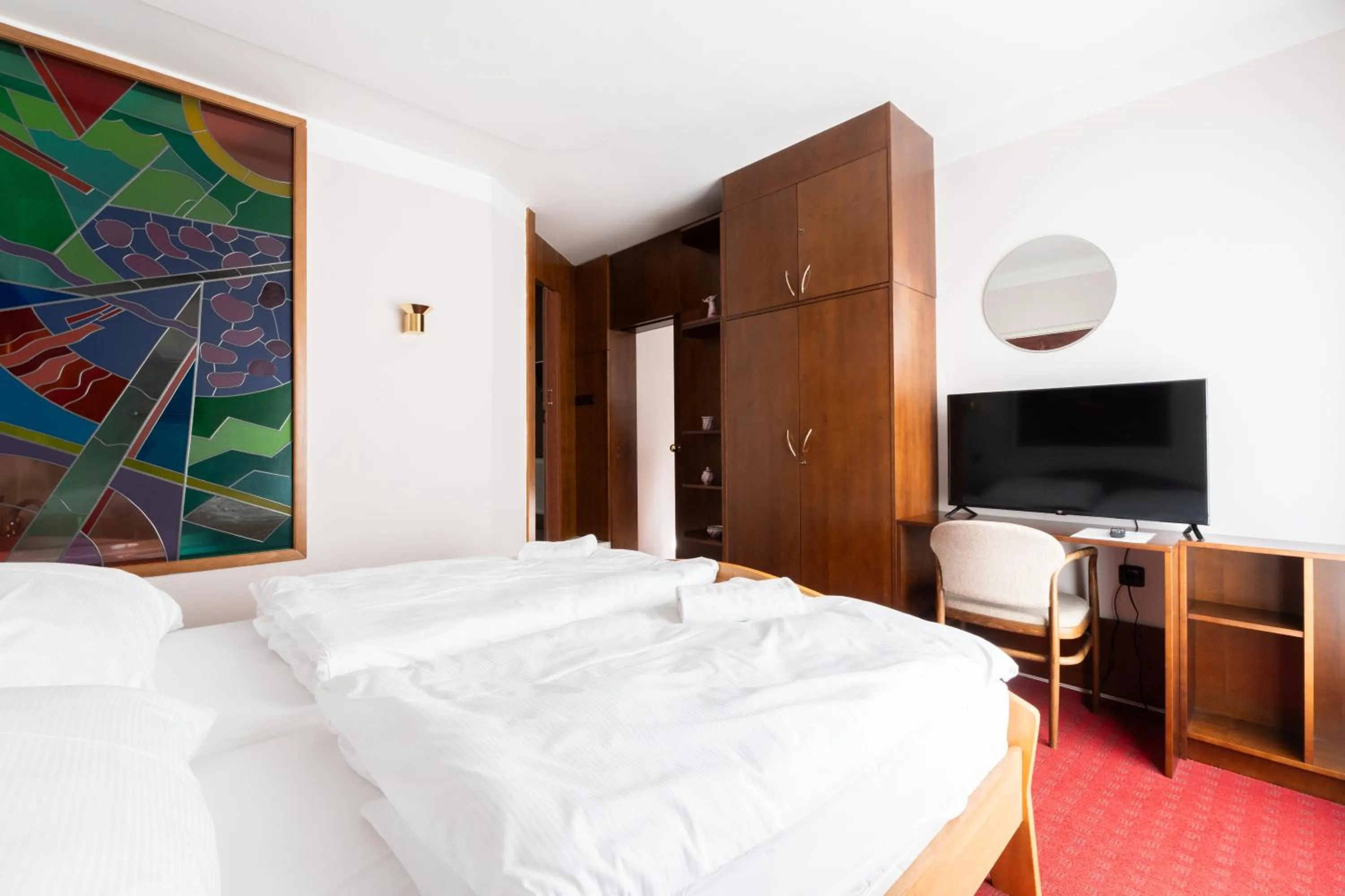 Bed in Hotel Širák