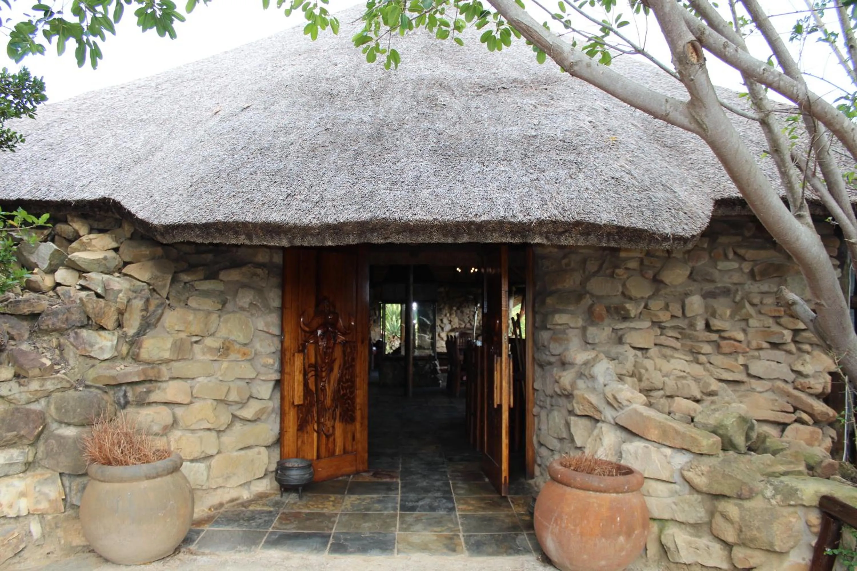 Facade/entrance in Inkwenkwezi Private Game Reserve