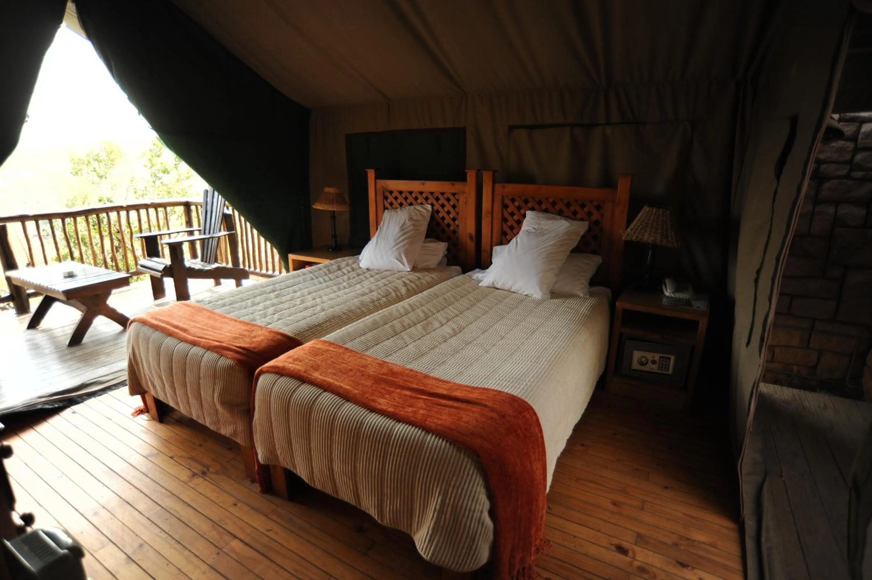 Bedroom, Bed in Inkwenkwezi Private Game Reserve