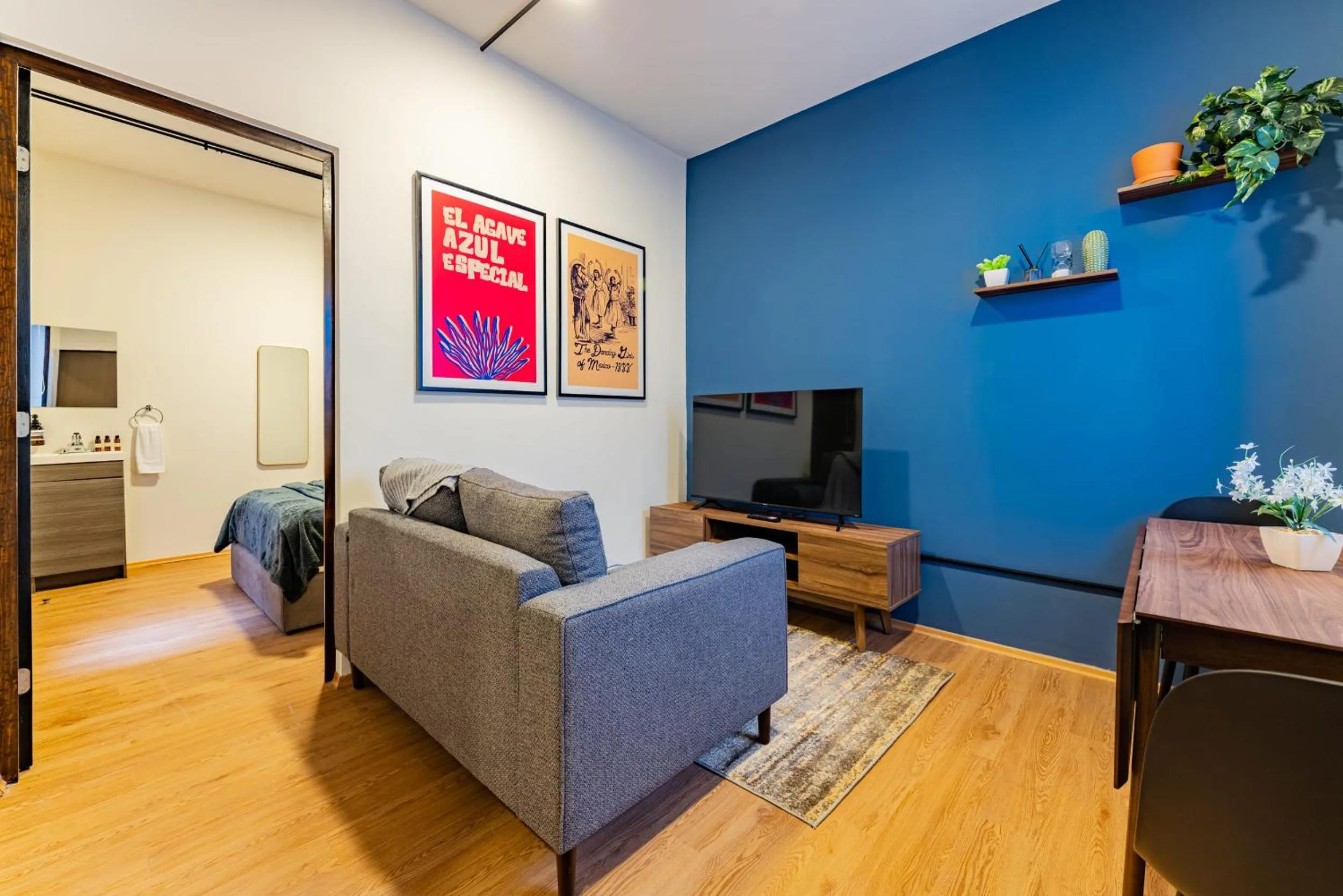 TV and multimedia in Mariano Escobedo Apartments by VH