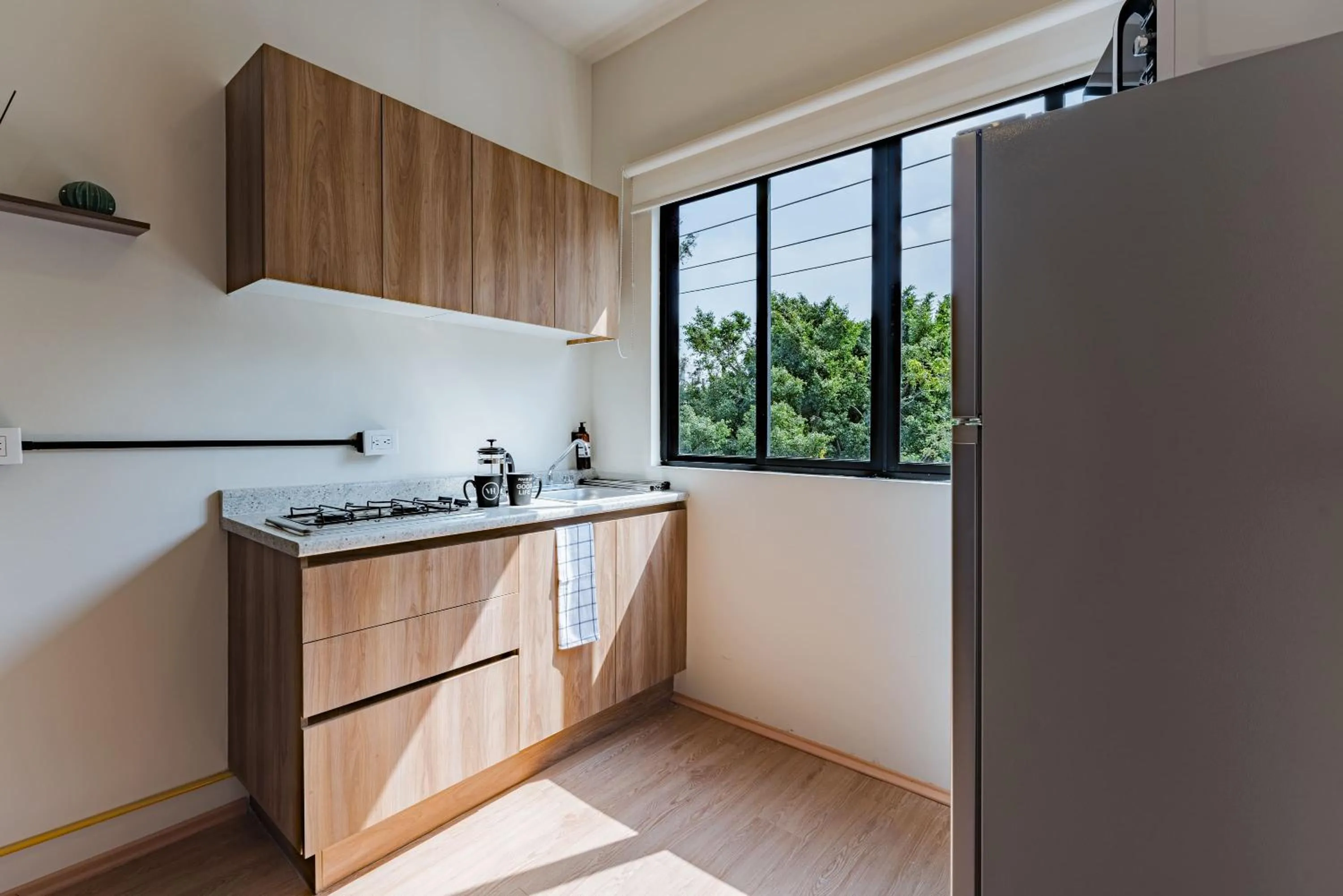 Kitchen or kitchenette in Mariano Escobedo Apartments by VH