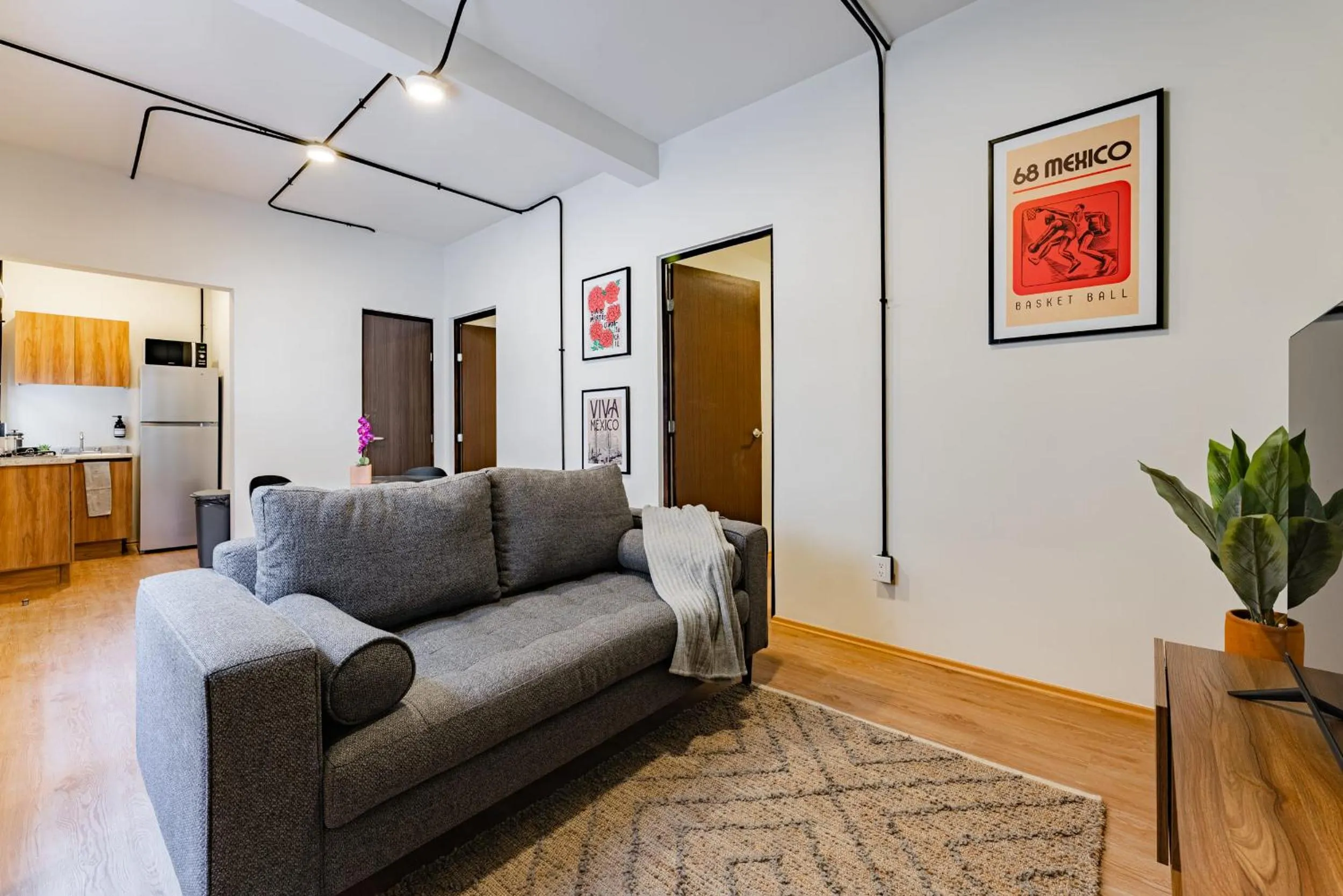 Living room in Mariano Escobedo Apartments by VH