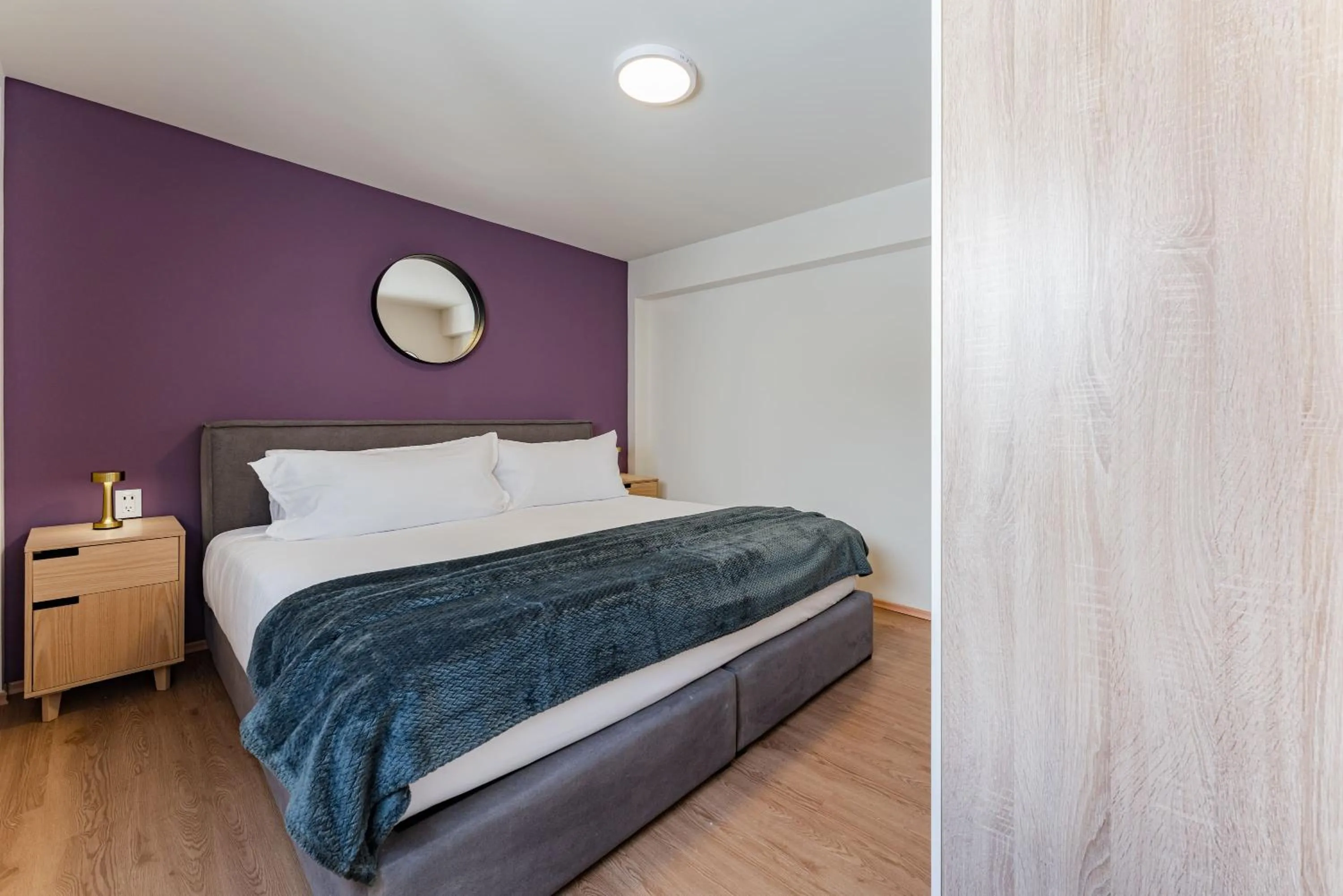 Bedroom, Bed in Mariano Escobedo Apartments by VH