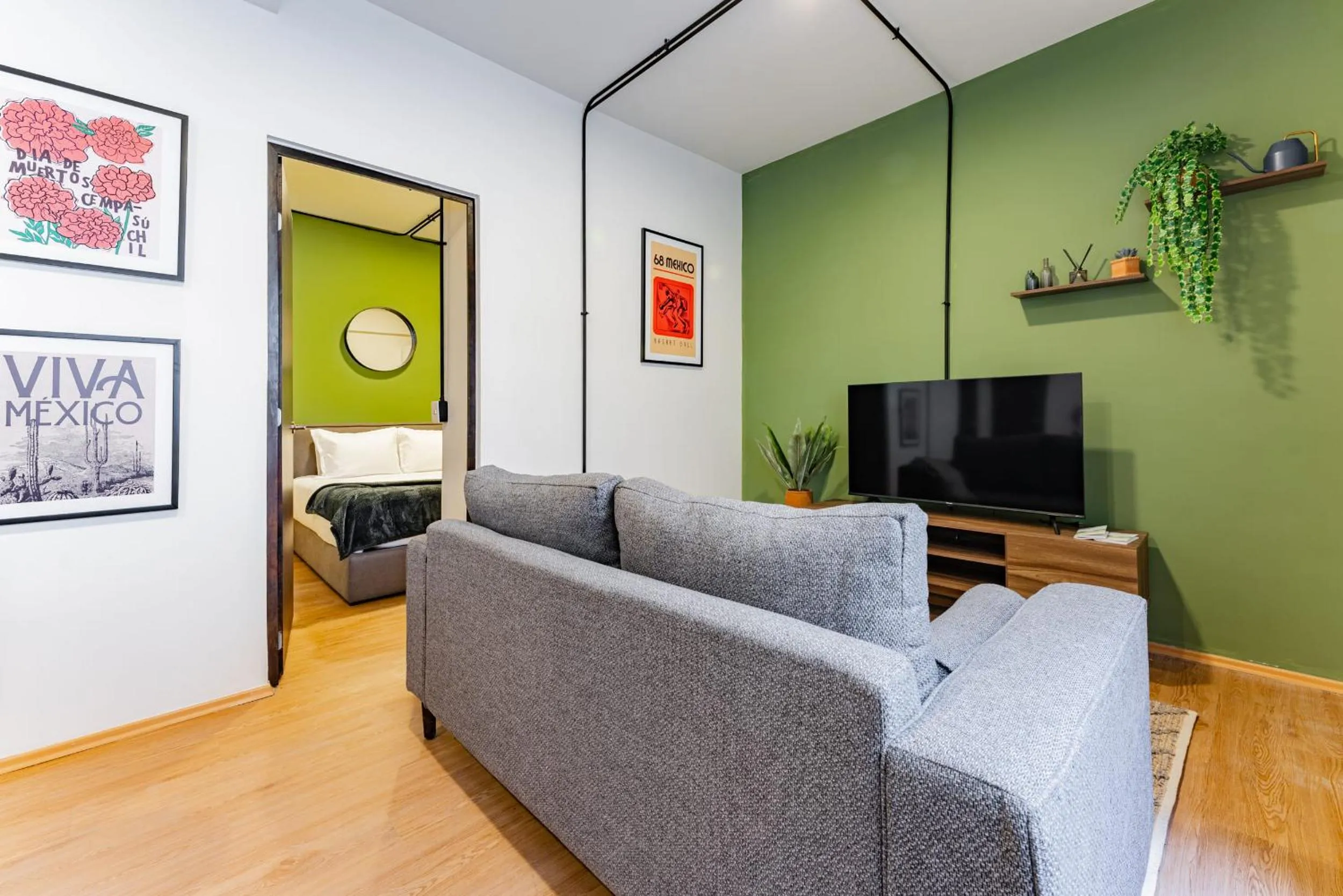 Living room in Mariano Escobedo Apartments by VH