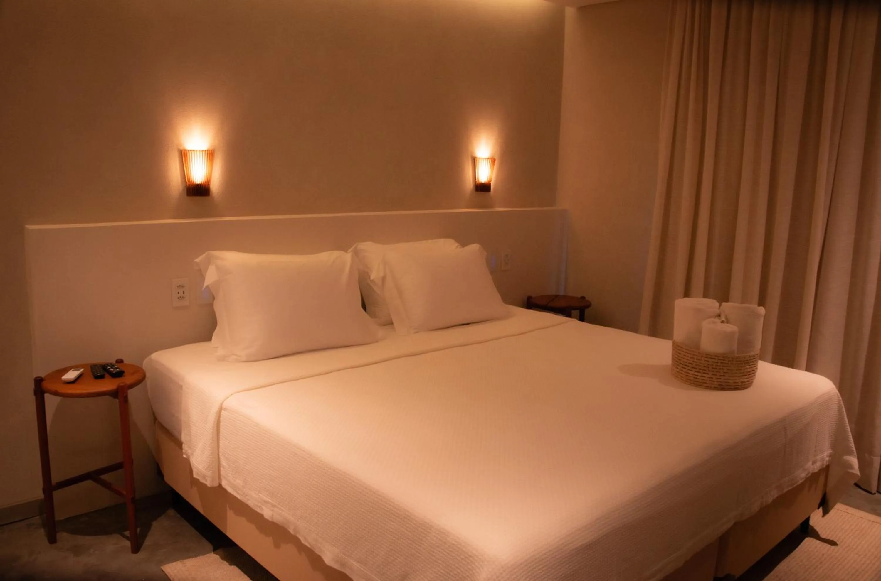 Bed in AL MAR SUÍTES