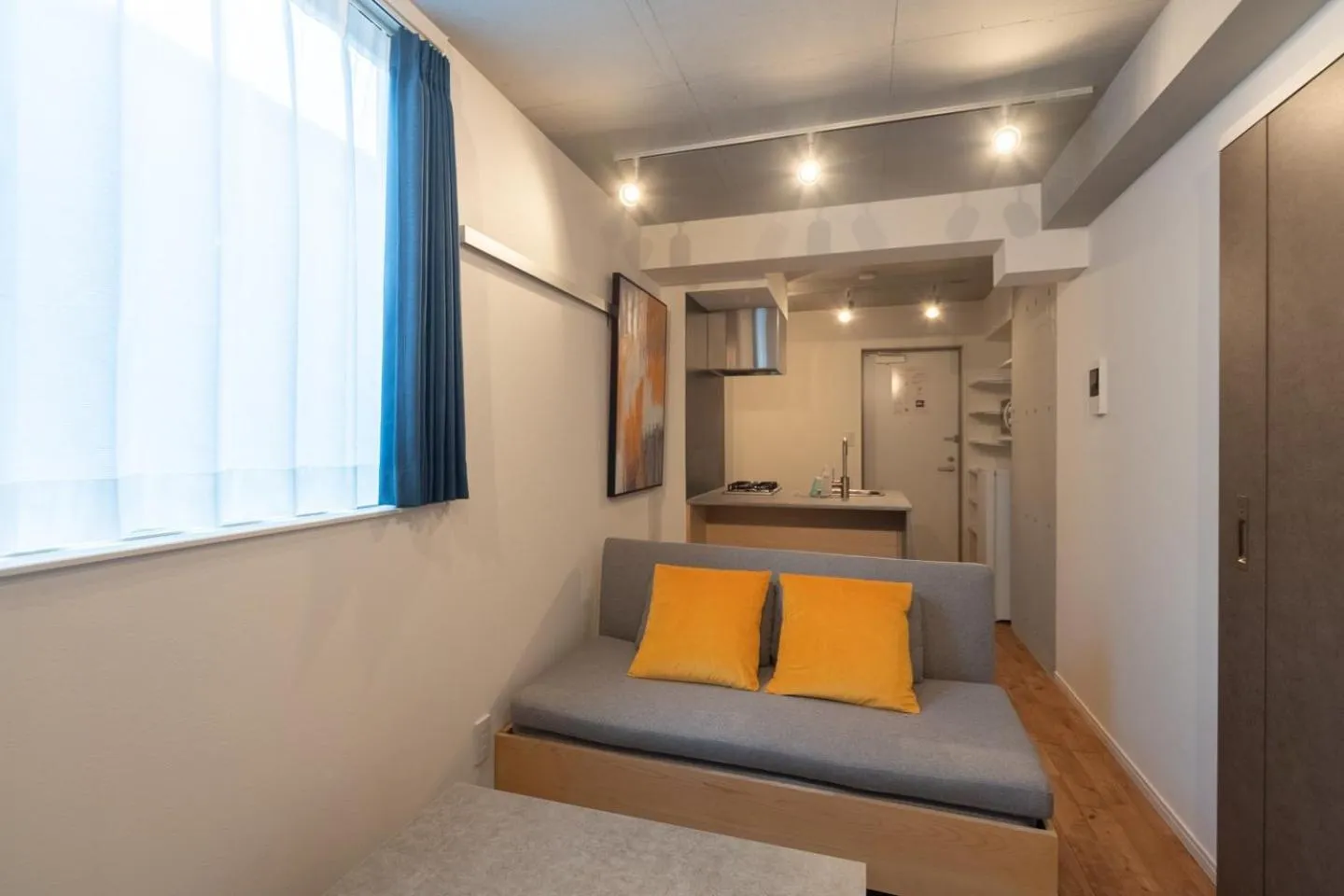 Living room, Bed in Apiche Oji