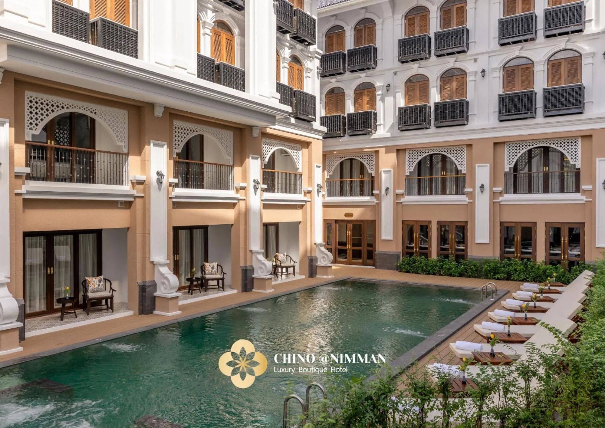 Swimming pool in CHINO@NIMMAN Luxury Boutique Hotel