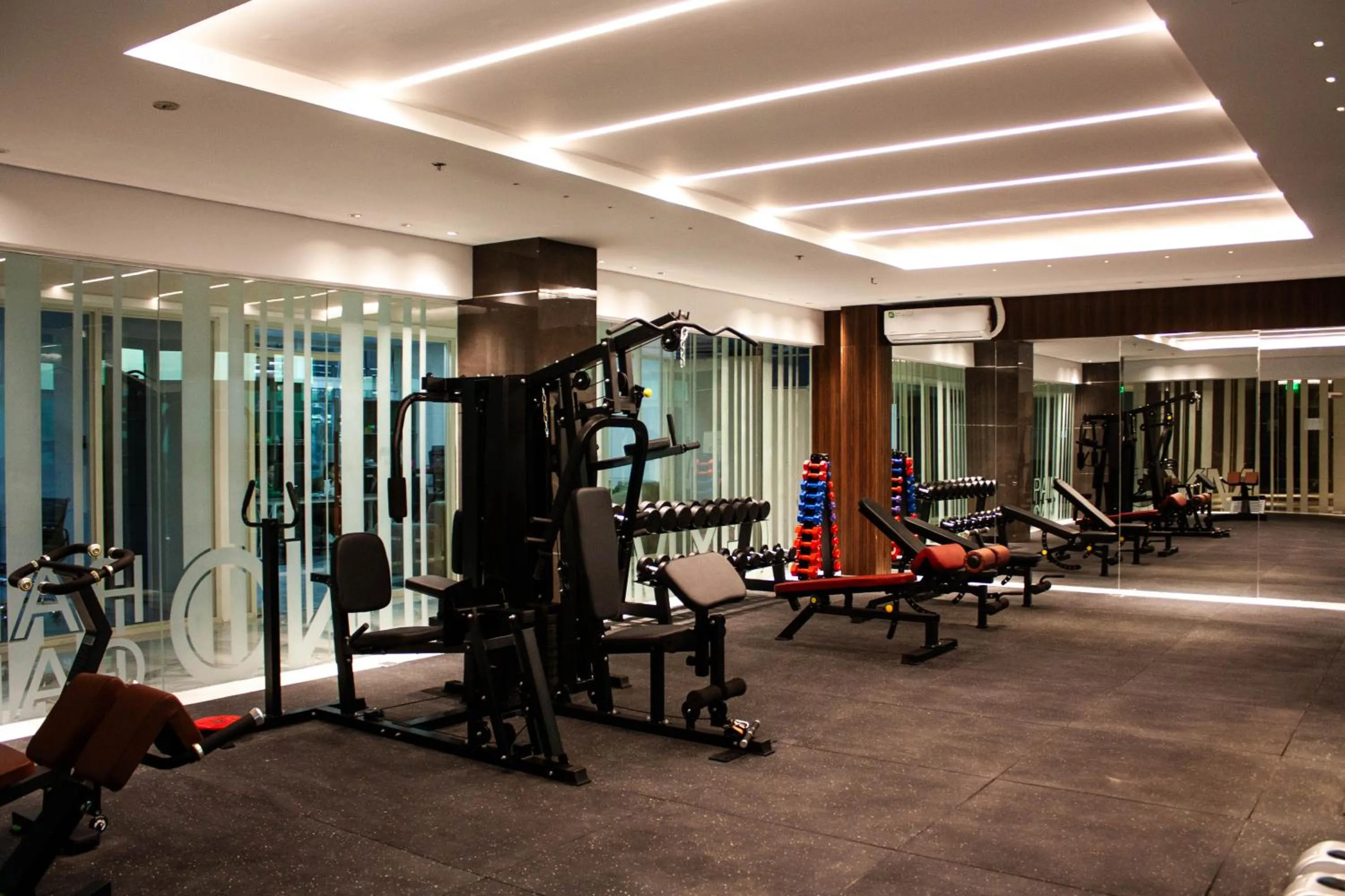 Fitness centre/facilities in Hayat Sky Towers