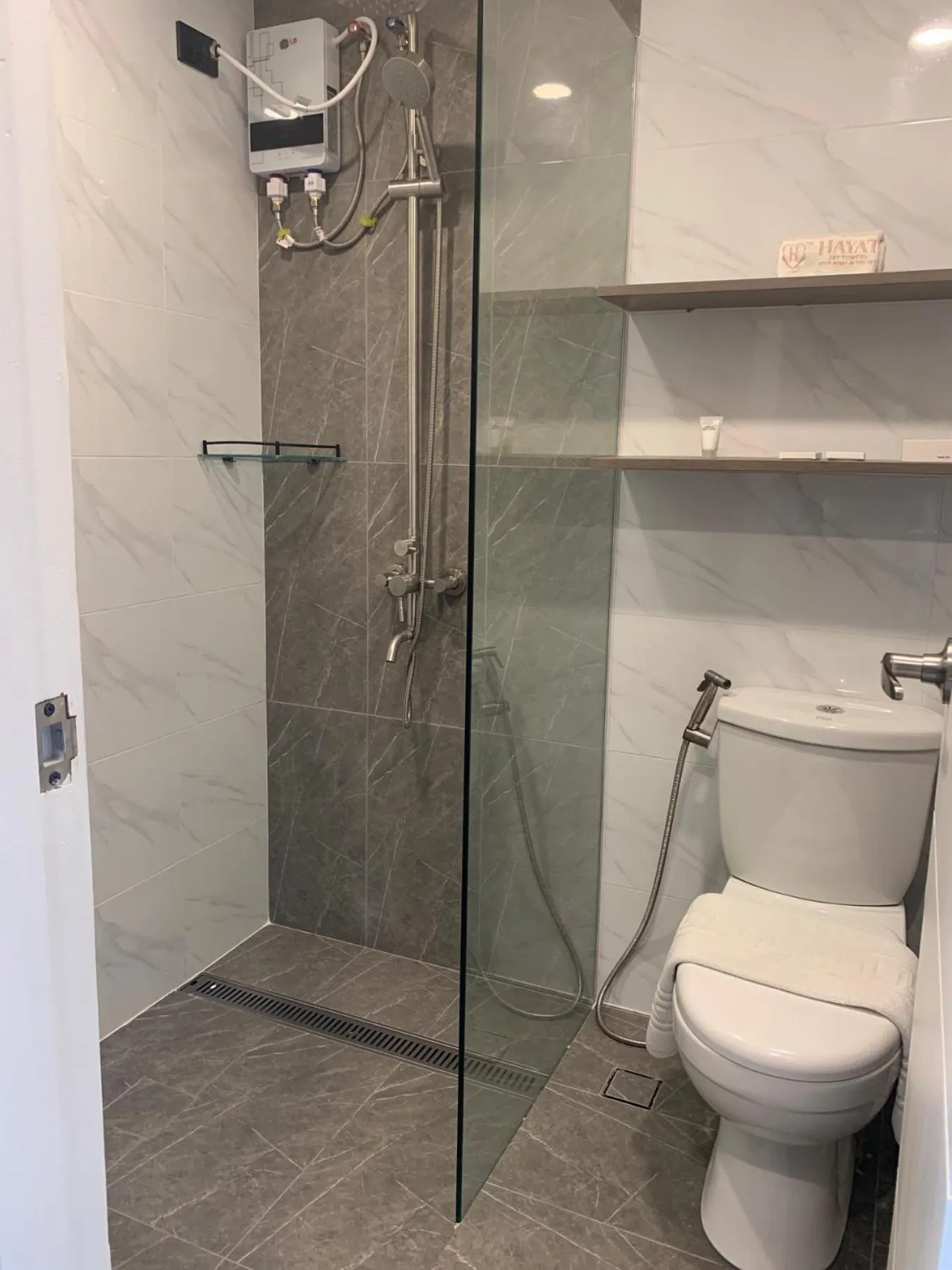 Shower in Hayat Sky Towers