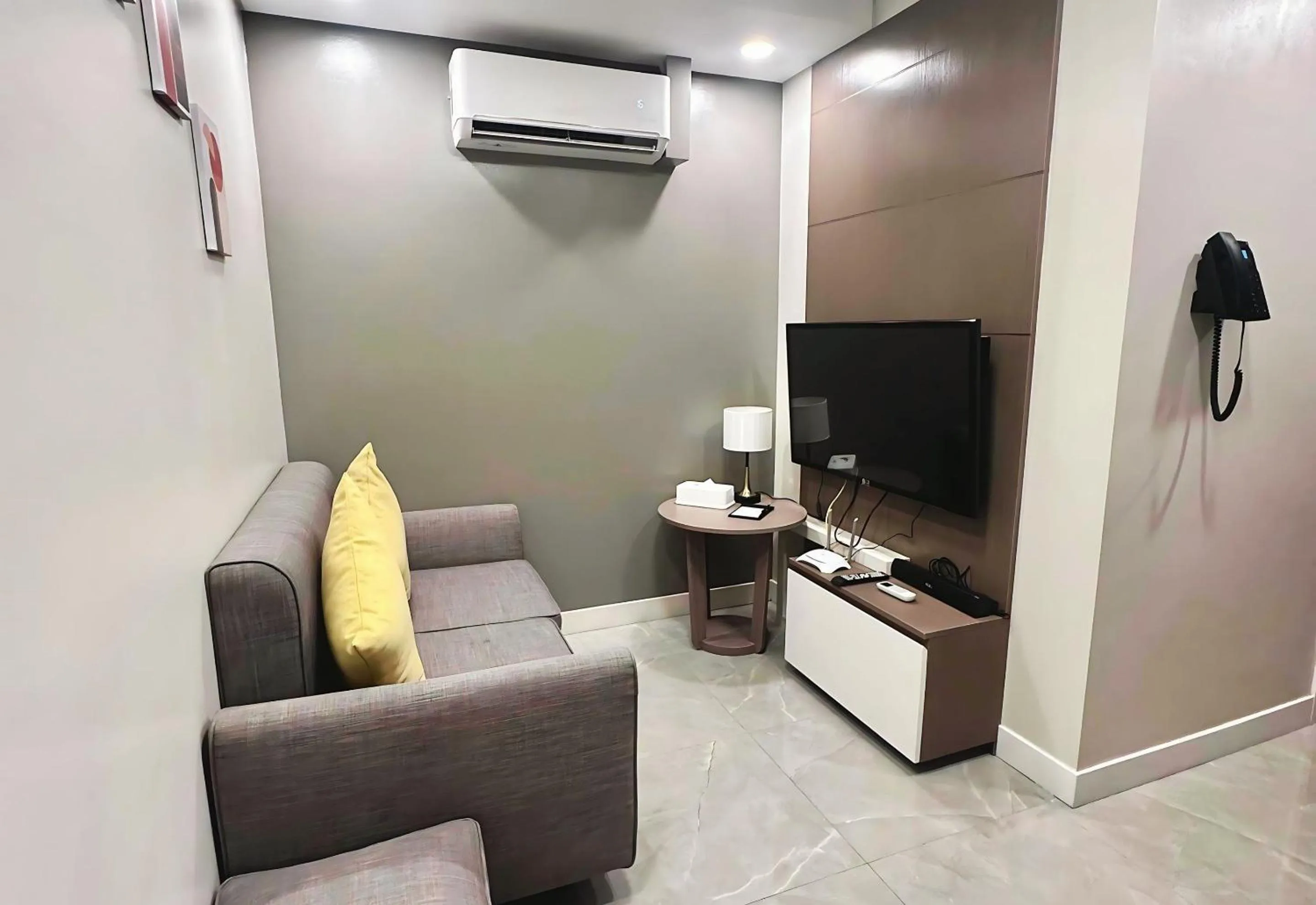 Living room in Hayat Sky Towers