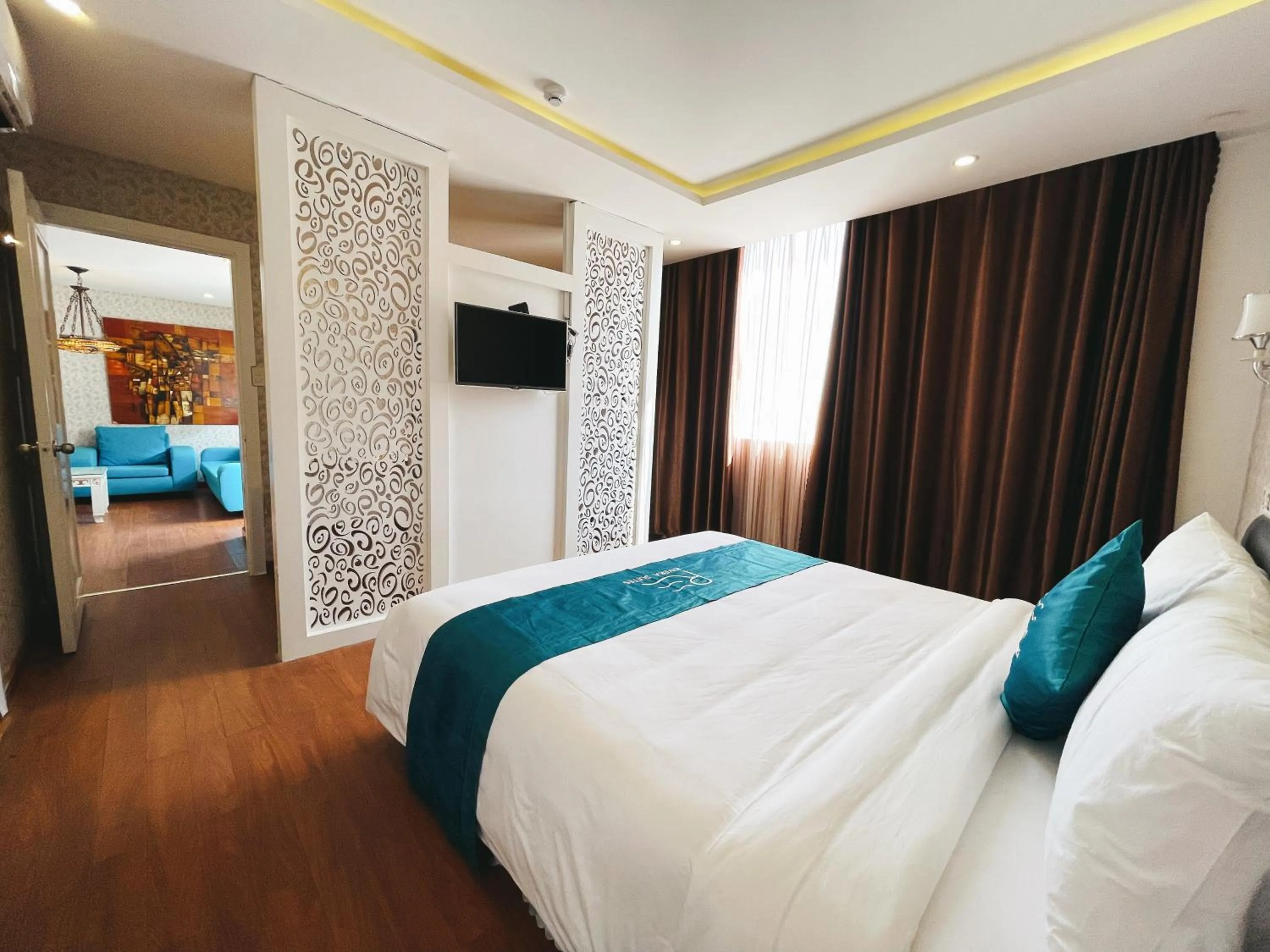 Bed in Rivera Boutique Hotel