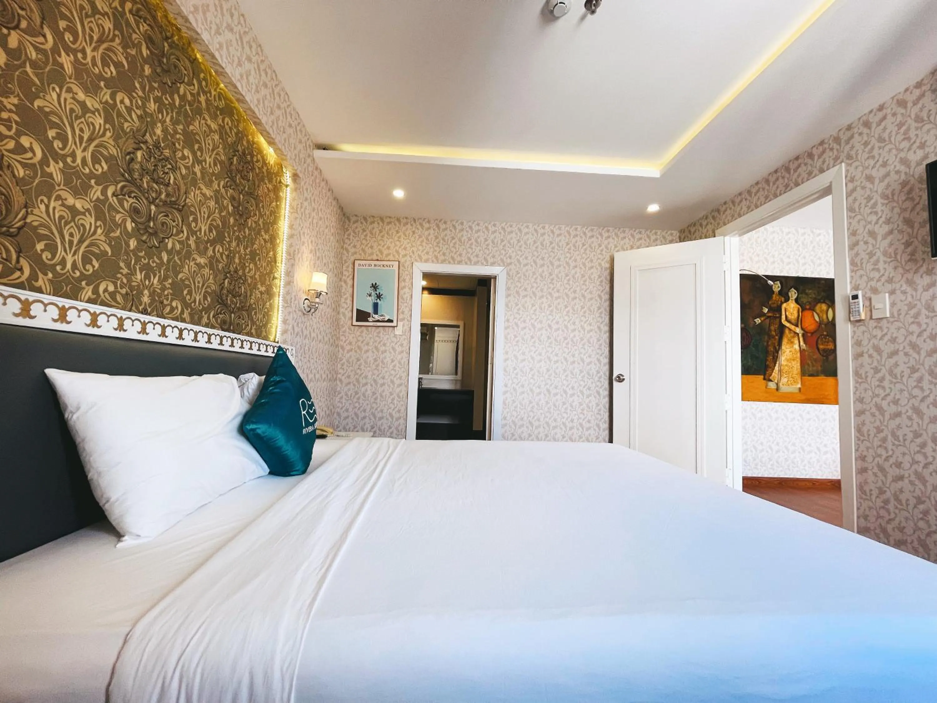 Bed in Rivera Boutique Hotel