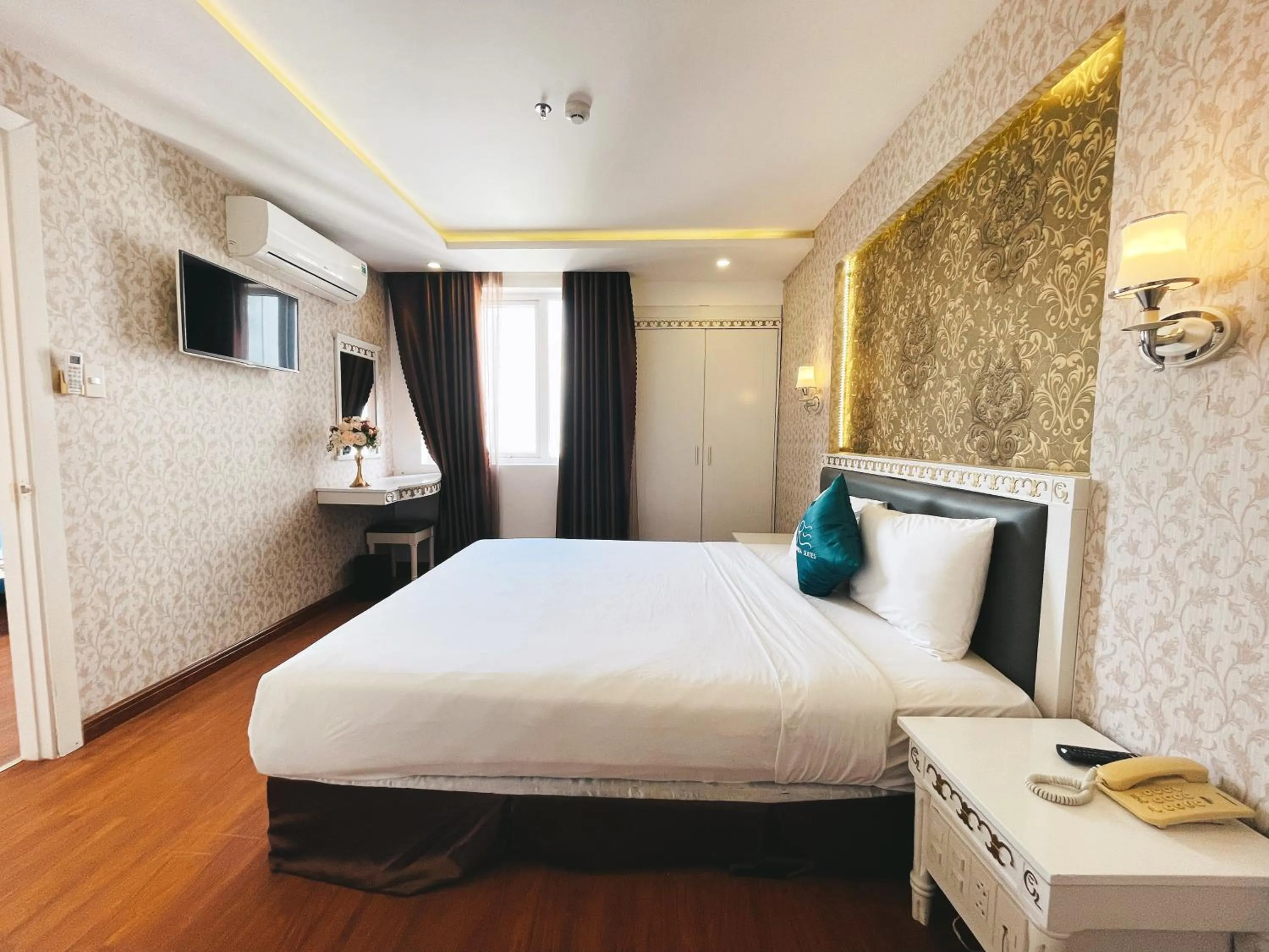 Bed in Rivera Boutique Hotel