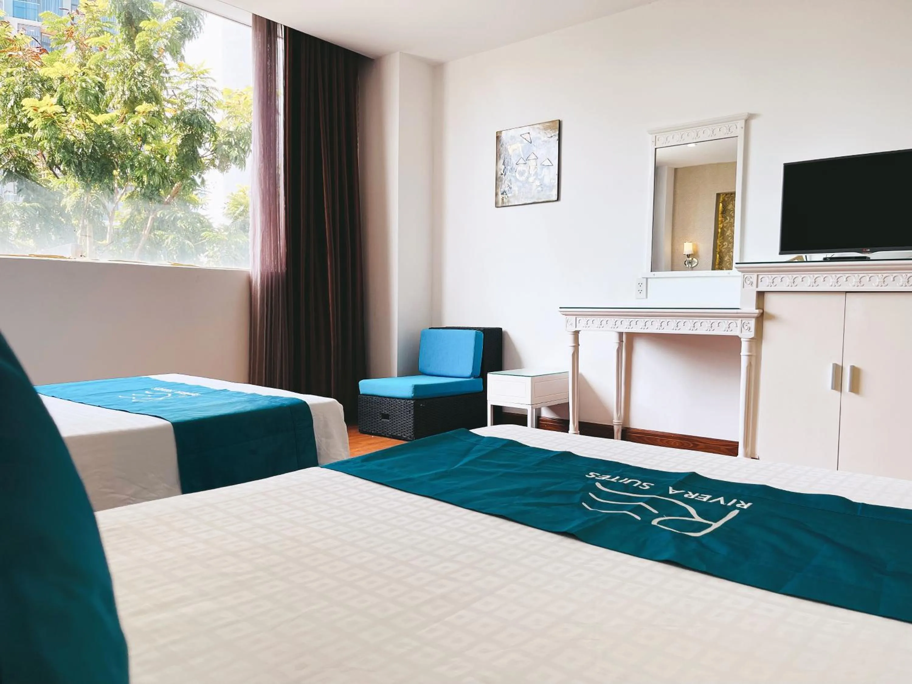 Bed in Rivera Boutique Hotel