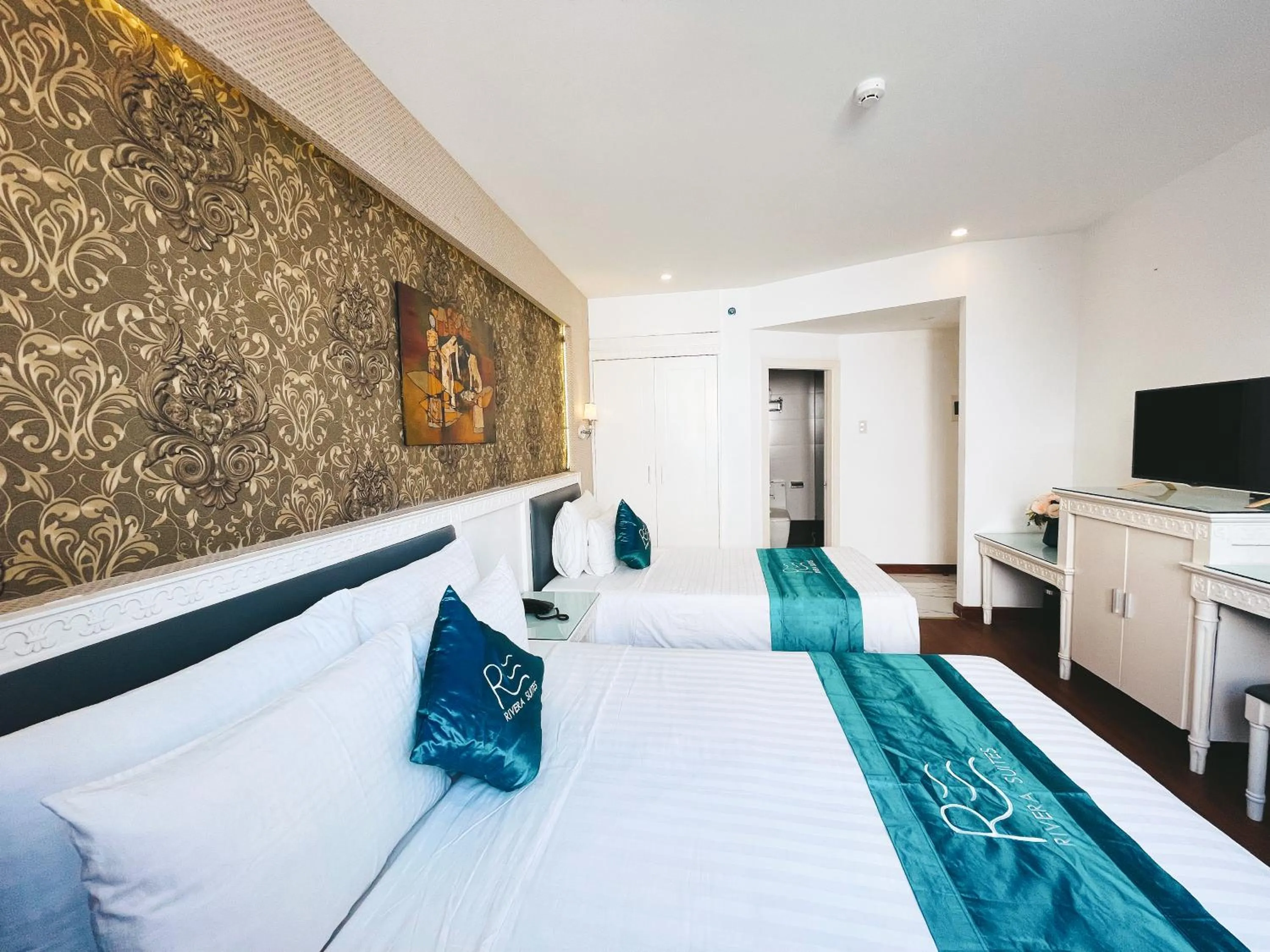 Bed in Rivera Boutique Hotel