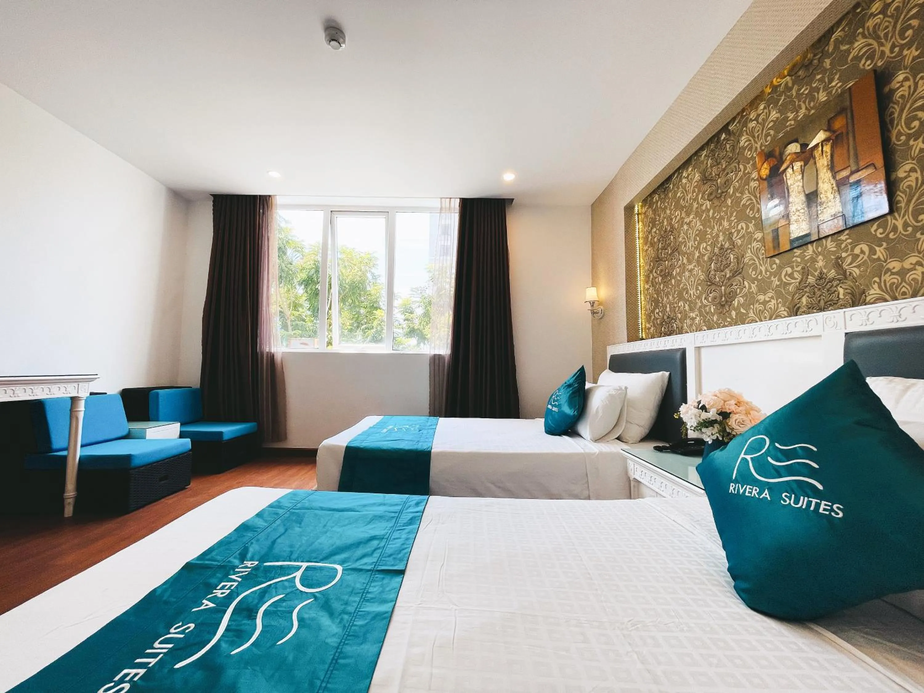 Bed in Rivera Boutique Hotel