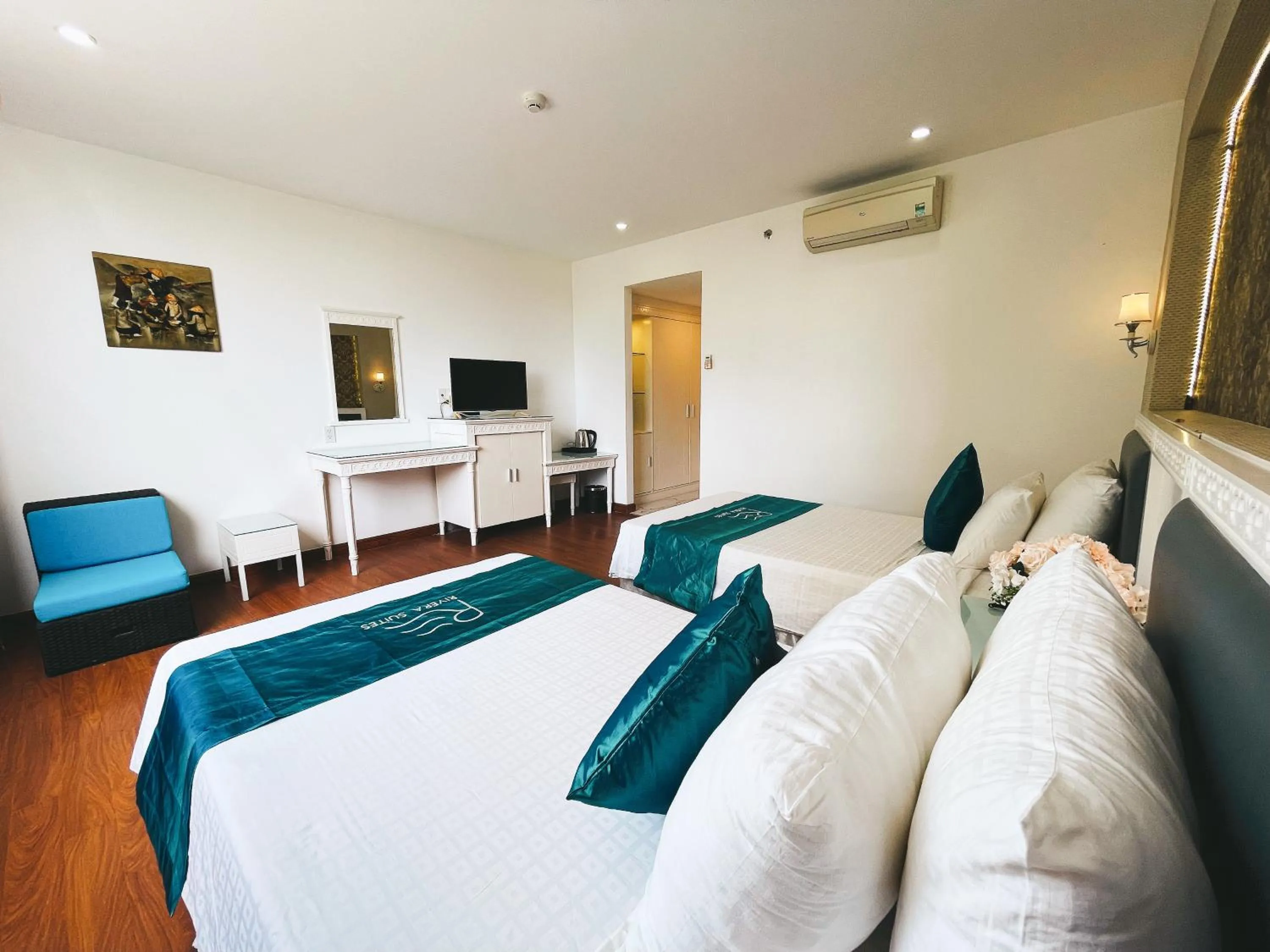 Bed in Rivera Boutique Hotel