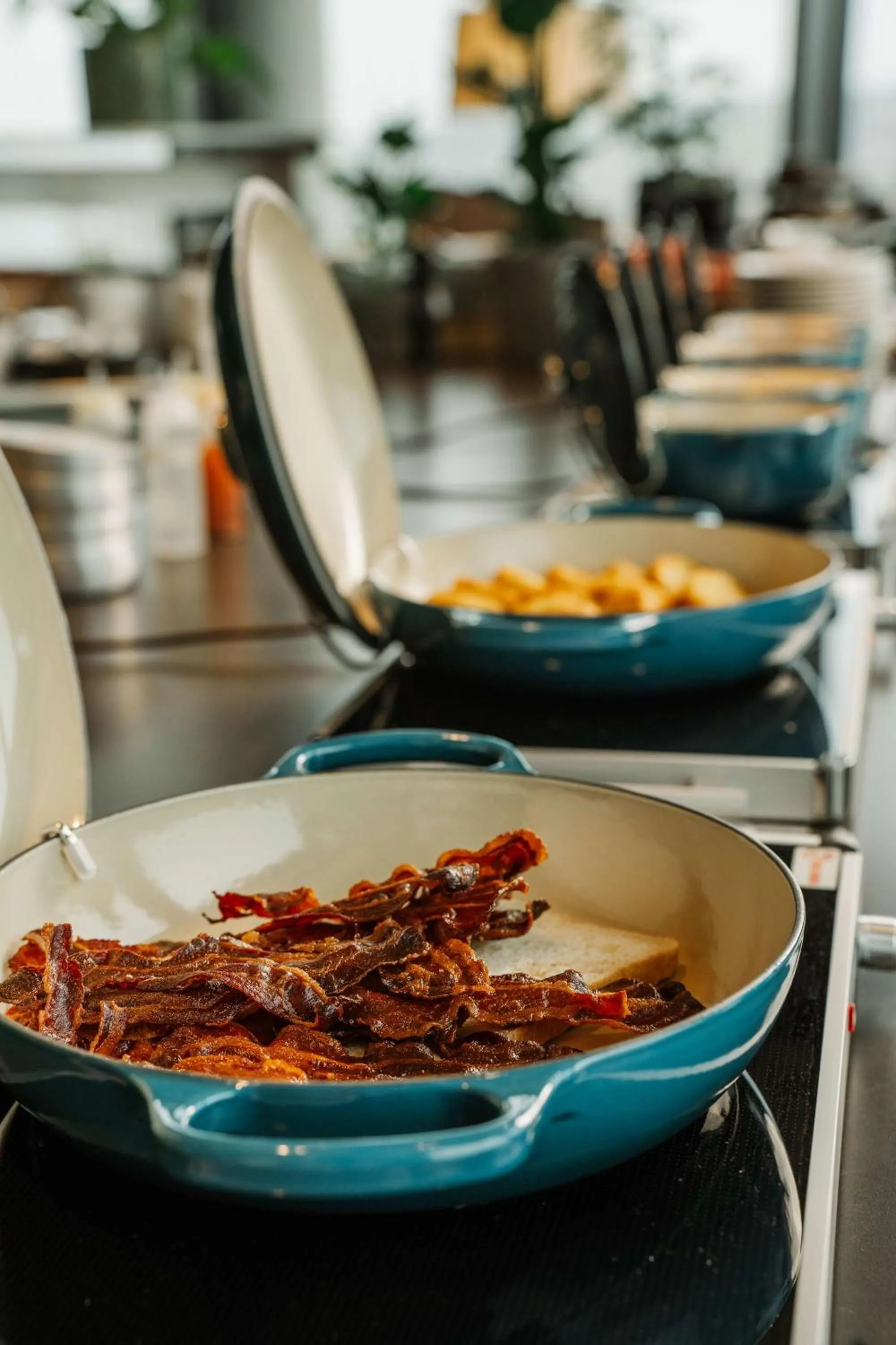 Breakfast in Radisson Blu Hotel at Porsche Design Tower Stuttgart