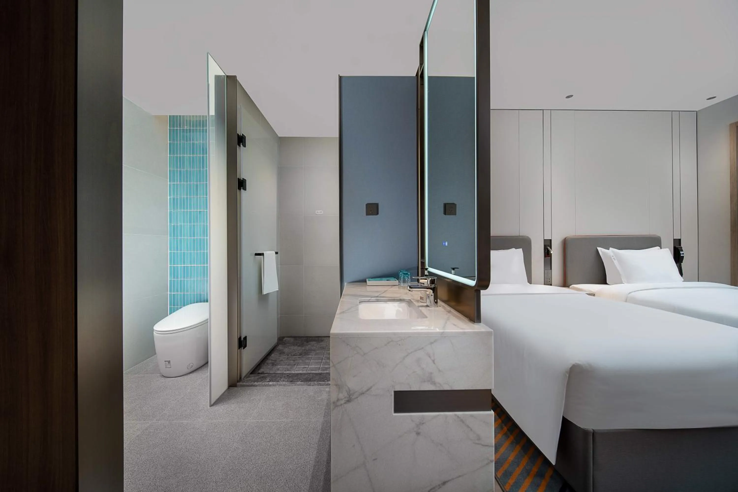 Bed in Holiday Inn Express Suzhou Shihu University Town