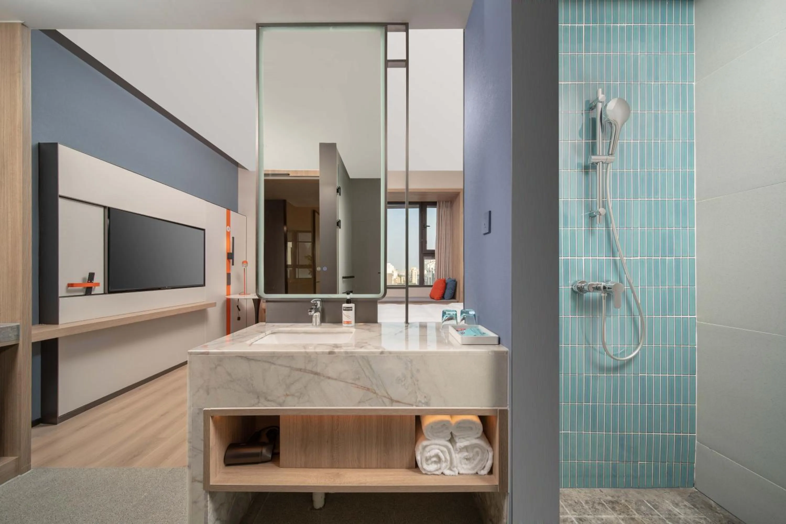 Bathroom in Holiday Inn Express Suzhou Shihu University Town