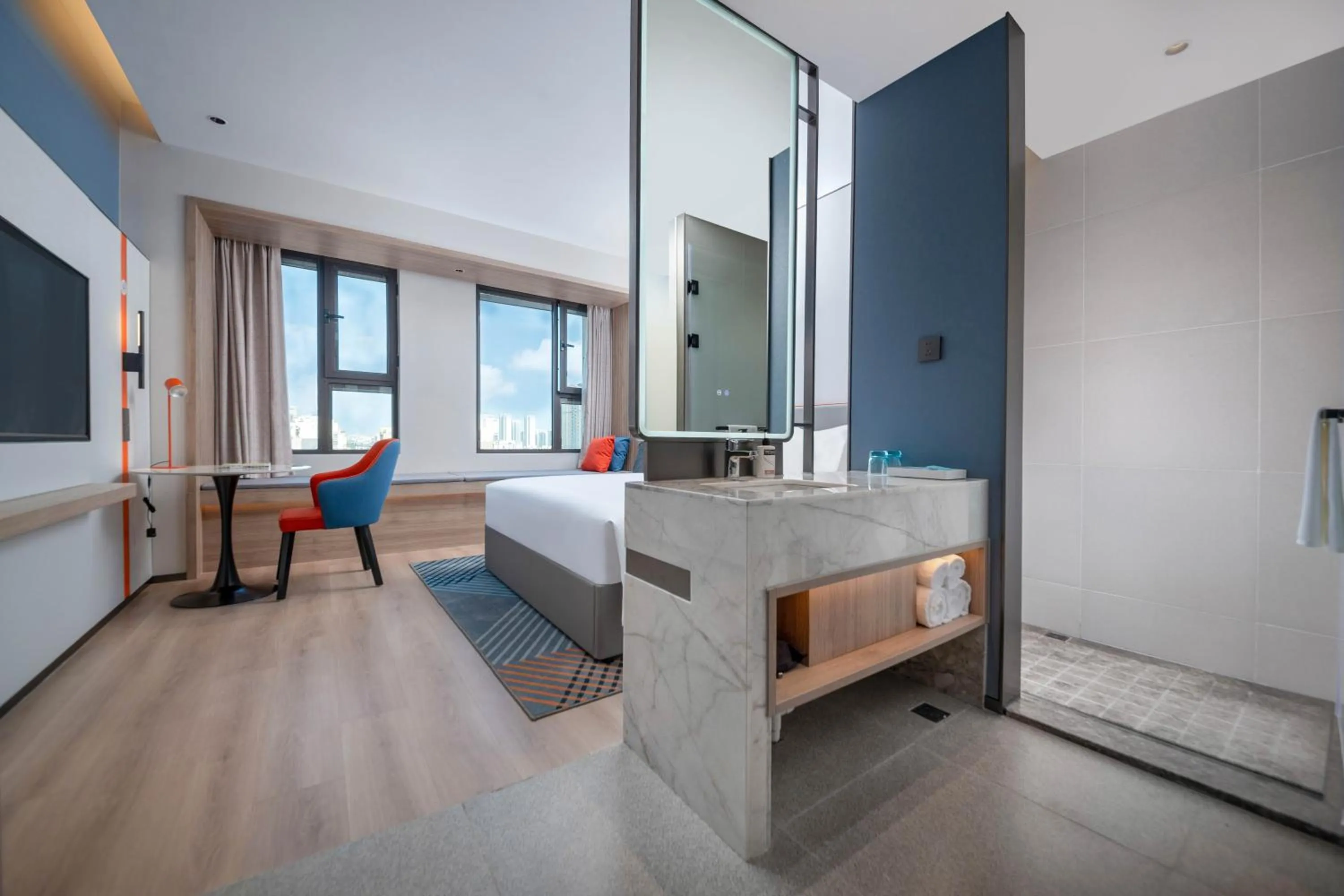 Bed in Holiday Inn Express Suzhou Shihu University Town