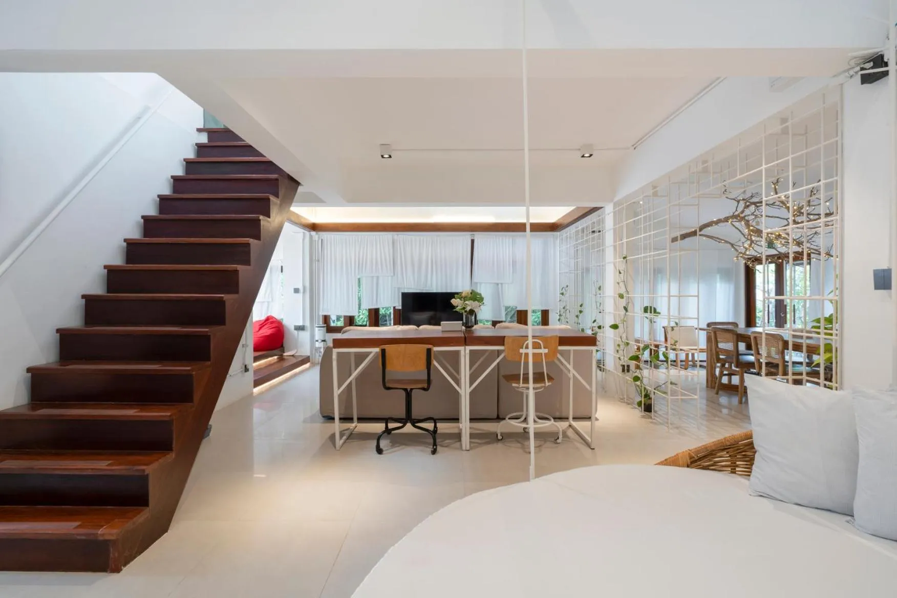 Living room in Phrip Phri Luxury Pool Villas