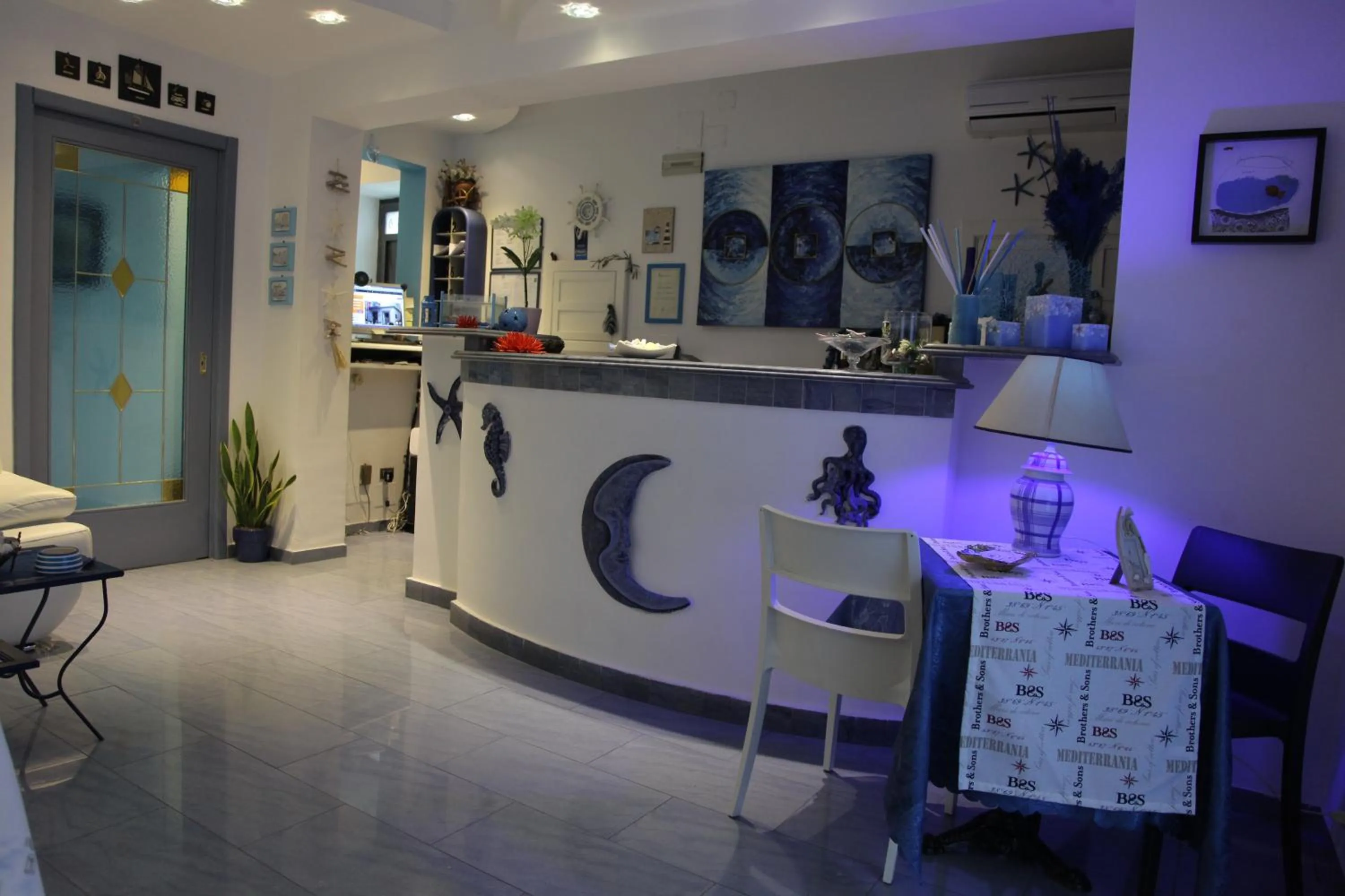 Lobby or reception in B&B Darsena