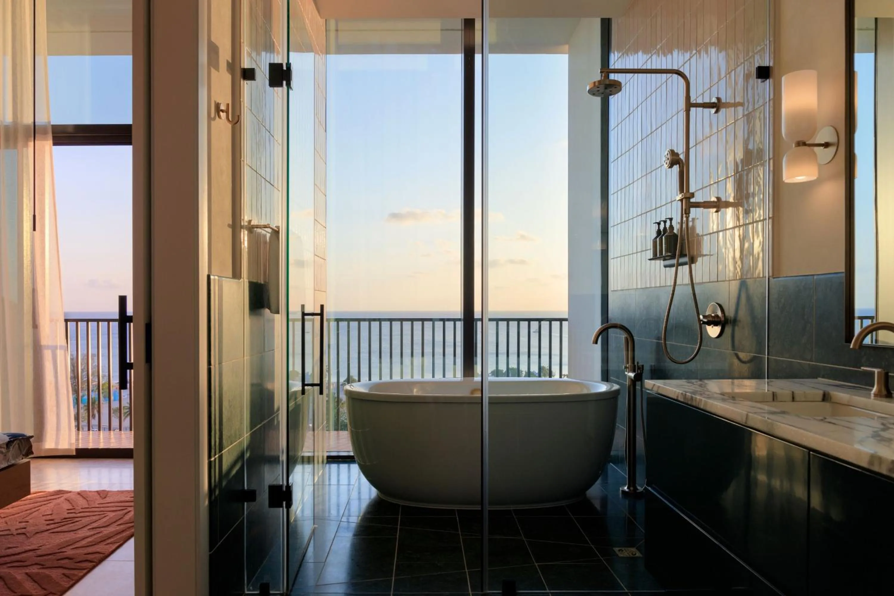 Bathroom in Hotel Indigo Grand Cayman by IHG
