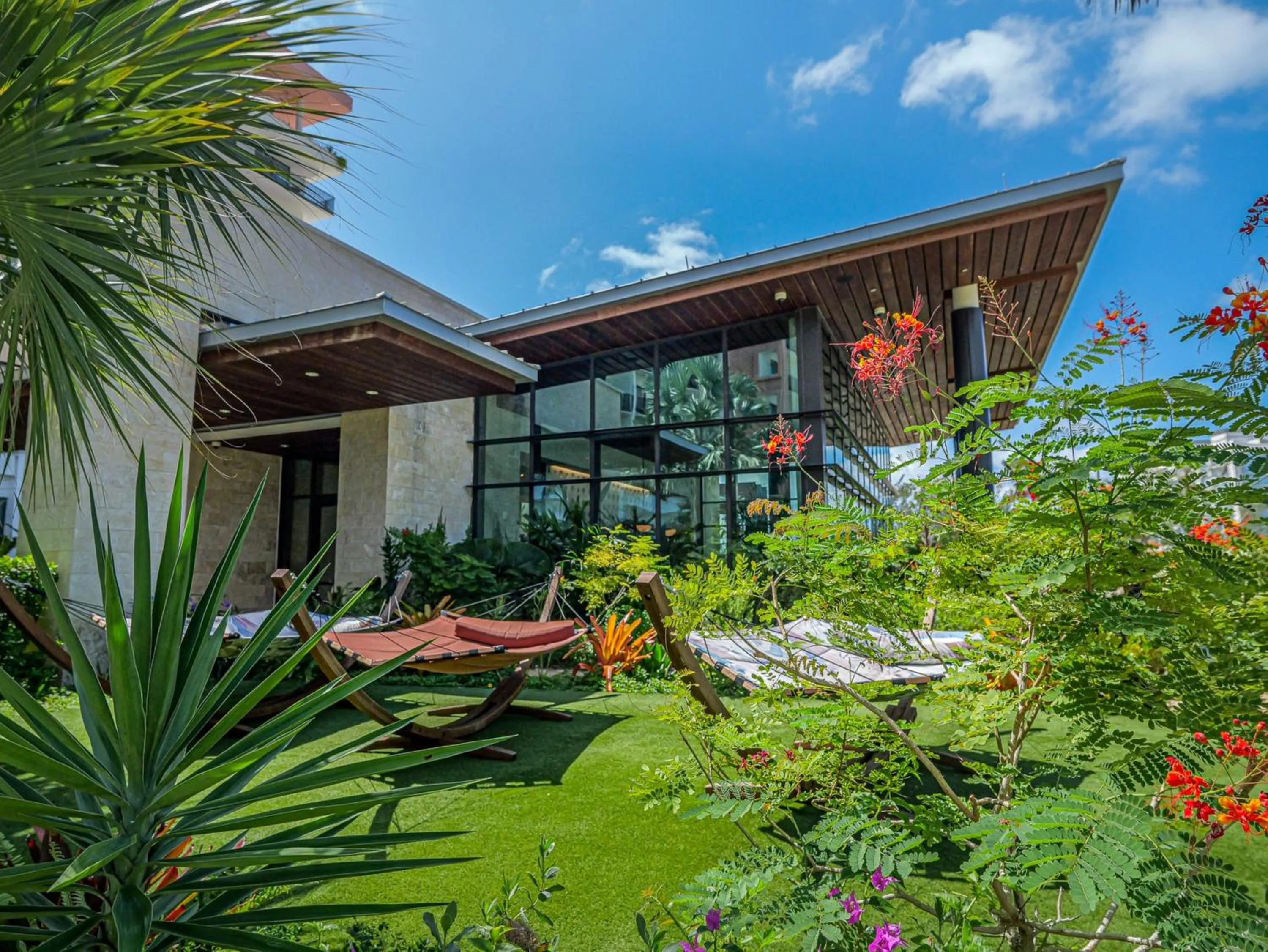 Property building in Hotel Indigo Grand Cayman by IHG