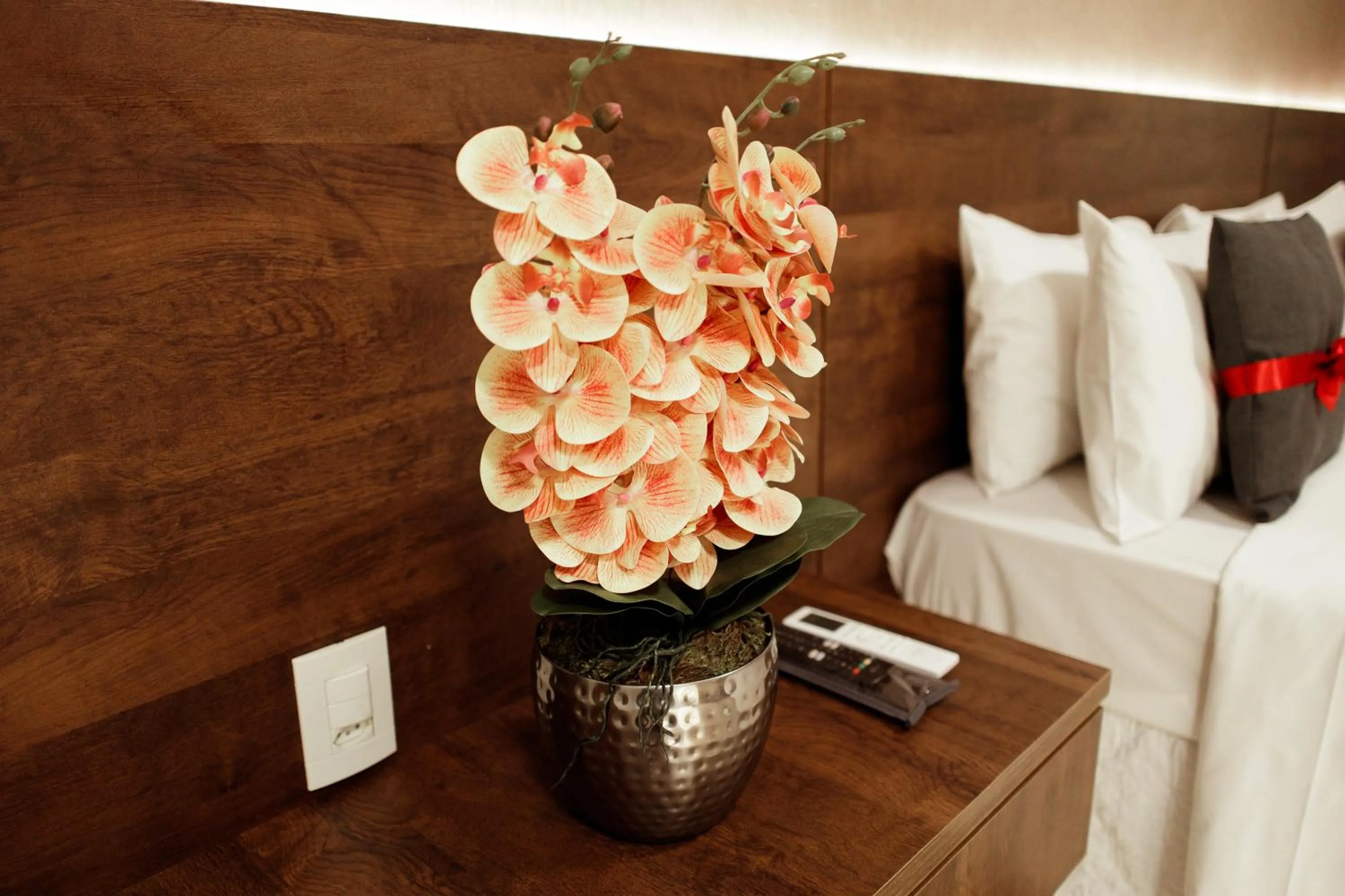 Decorative detail, Bed in Roma Hotel by H Hotéis - Airport