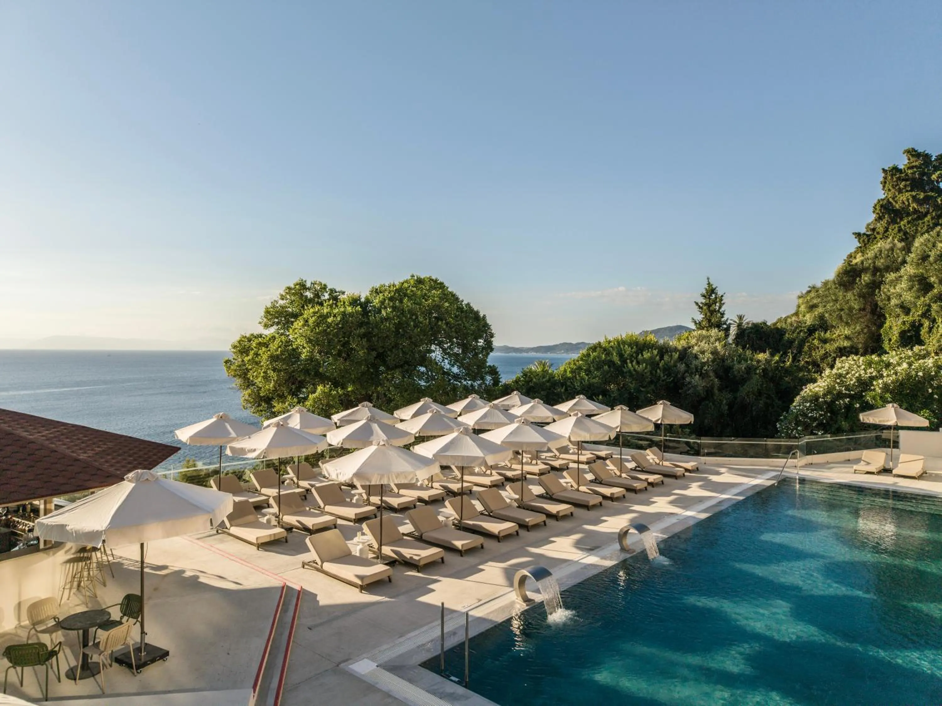 Swimming pool in Valmar Corfu