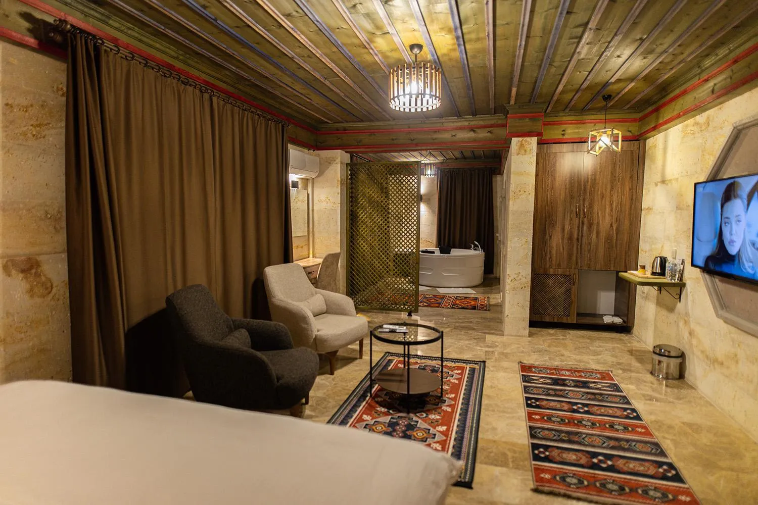 TV and multimedia, Bed in Uçhisar Premium