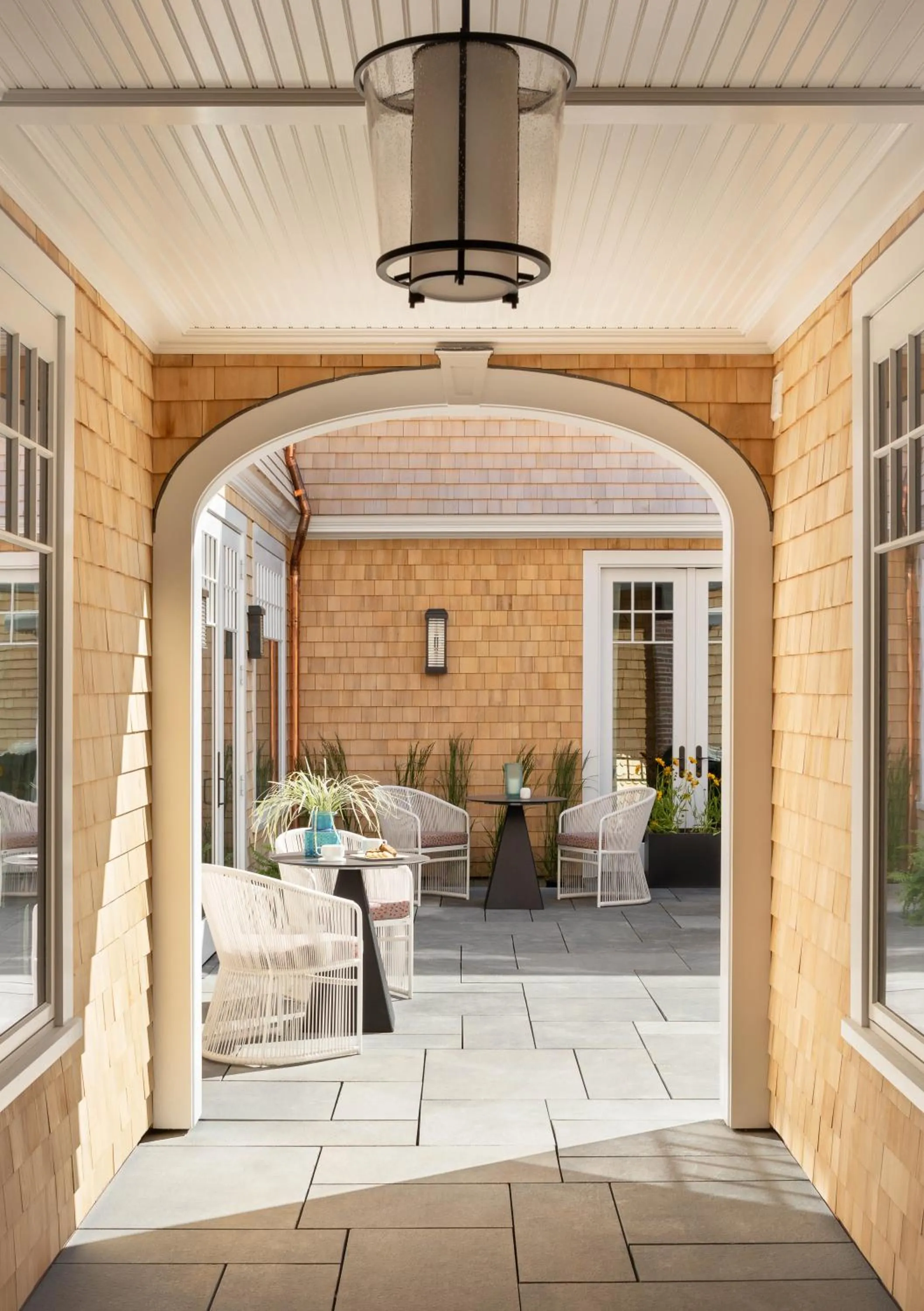 Patio in The Sydney, The Edgartown Collection
