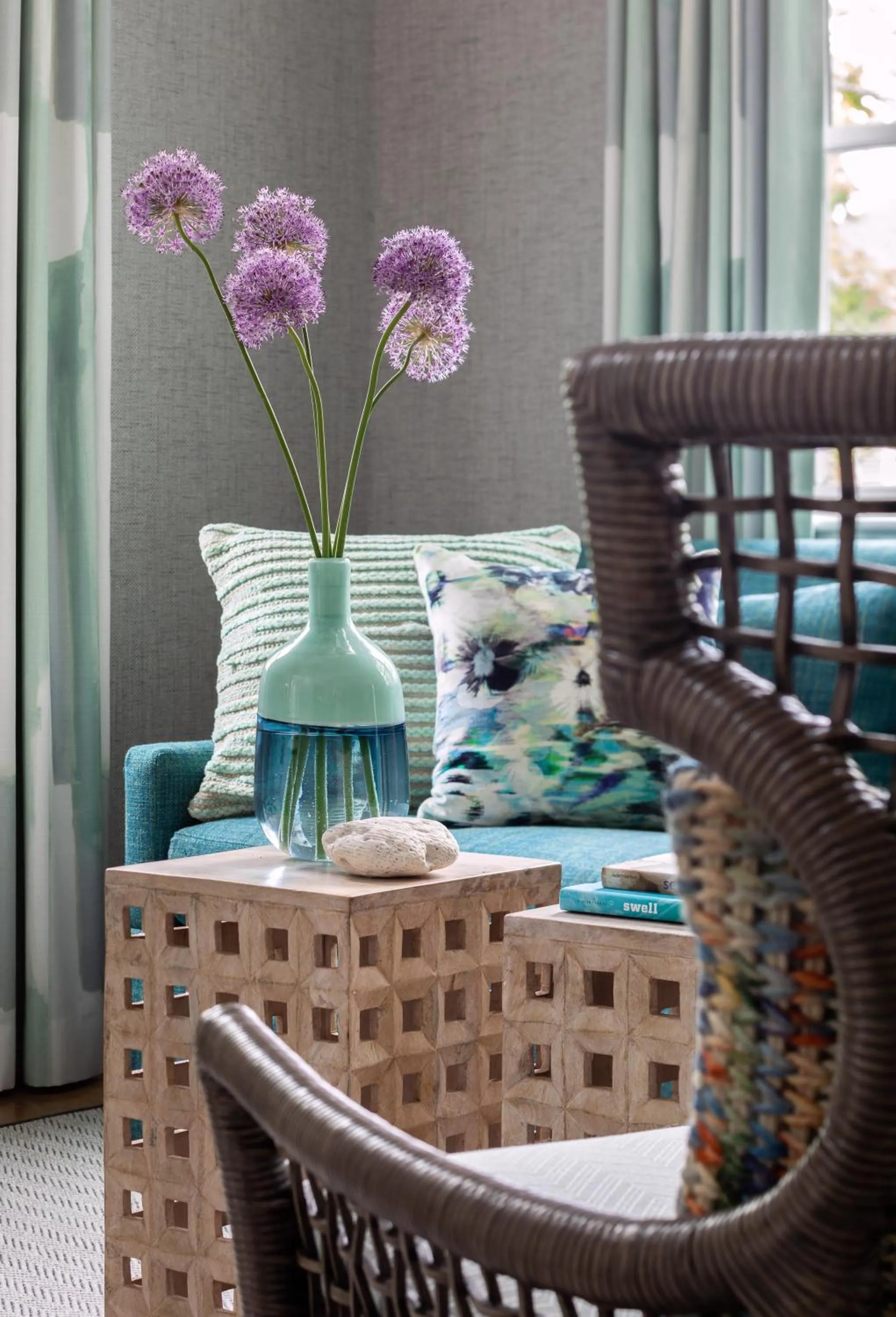 Seating area in The Sydney, The Edgartown Collection