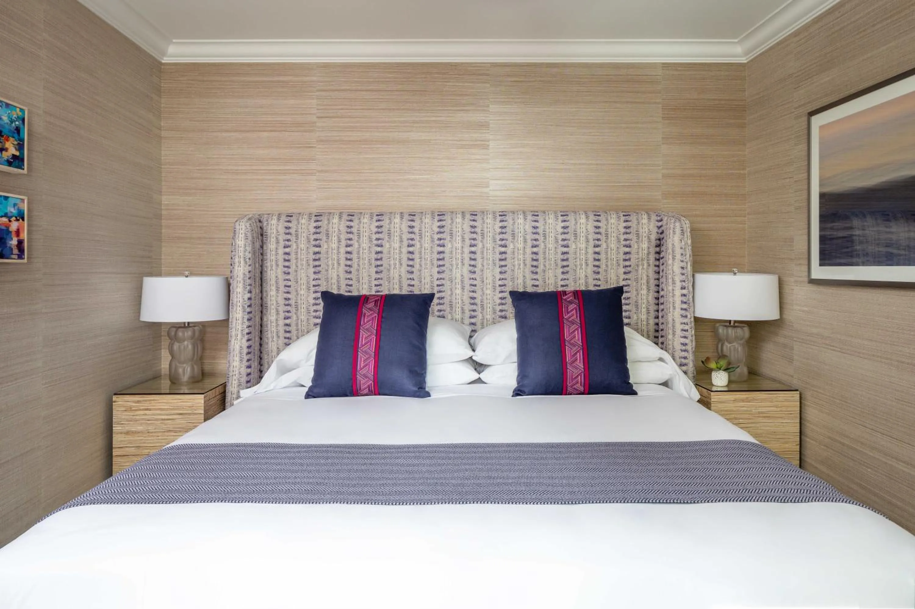 Bed in The Sydney, The Edgartown Collection