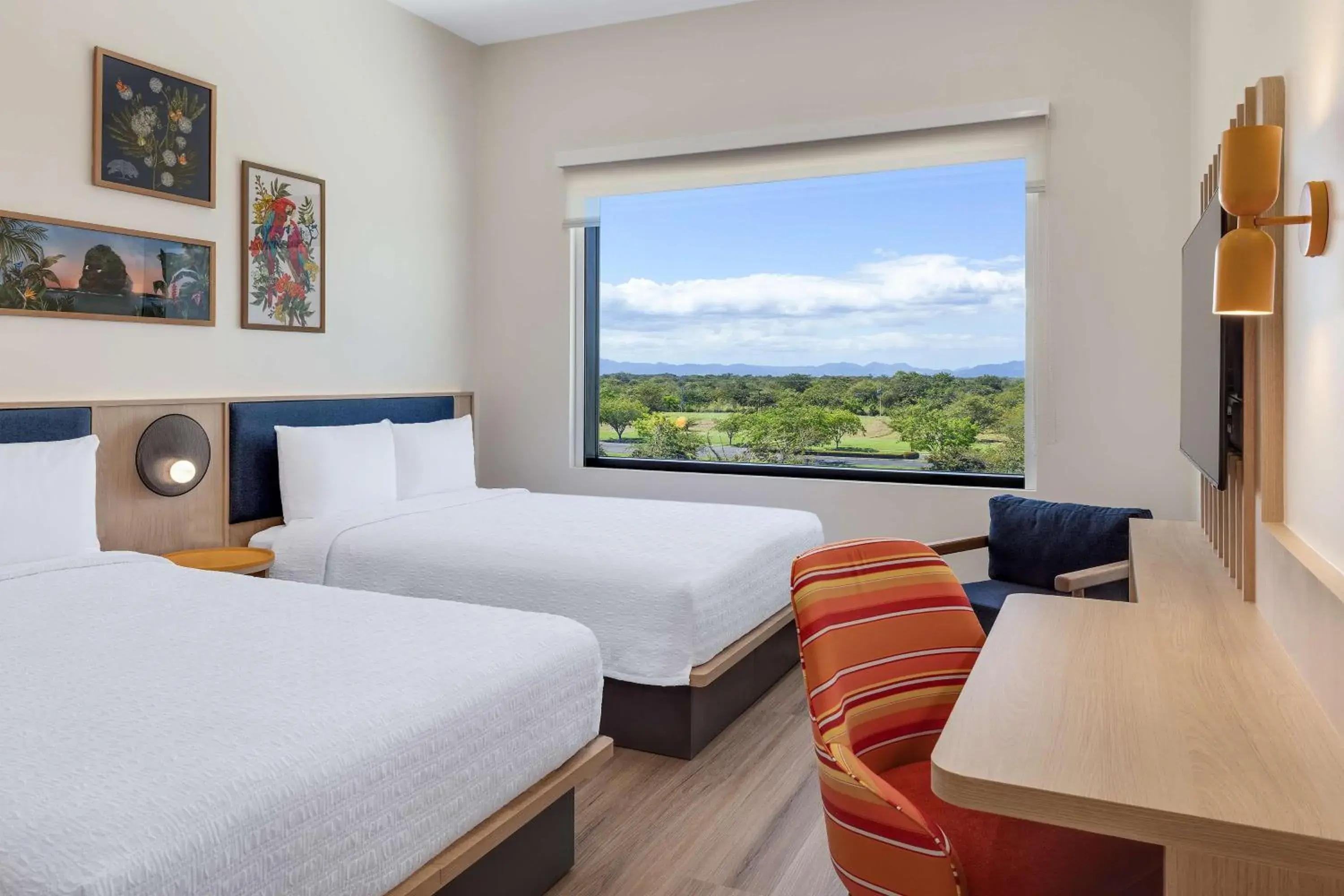 Double Room with Two Double Beds in Hampton By Hilton Guanacaste Airport Double Room with Two Double Beds in Hampton By Hilton Guanacaste Airport