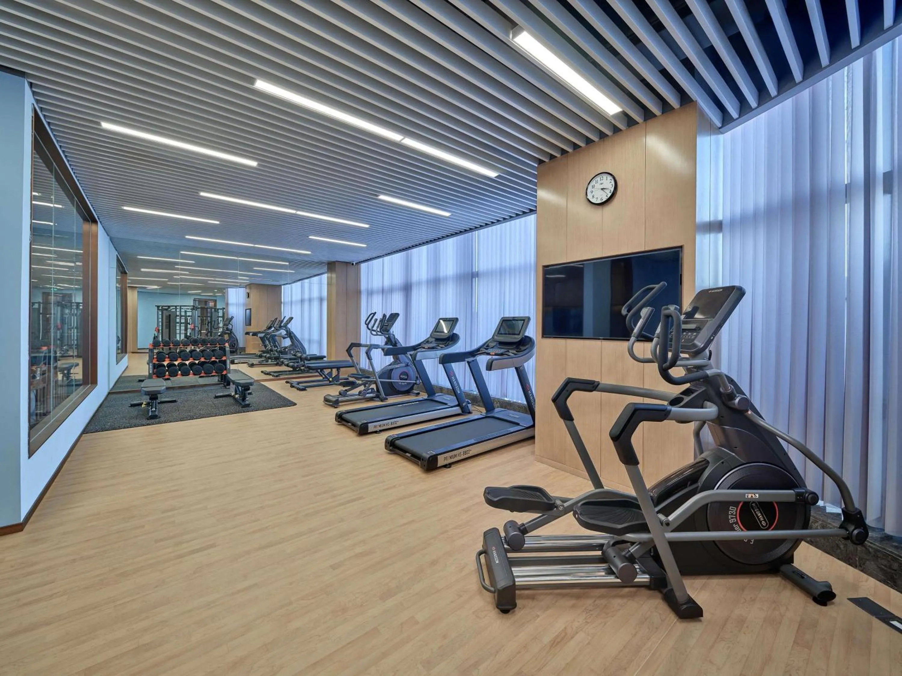Fitness centre/facilities in Hilton Garden Inn Xiamen Tong'An