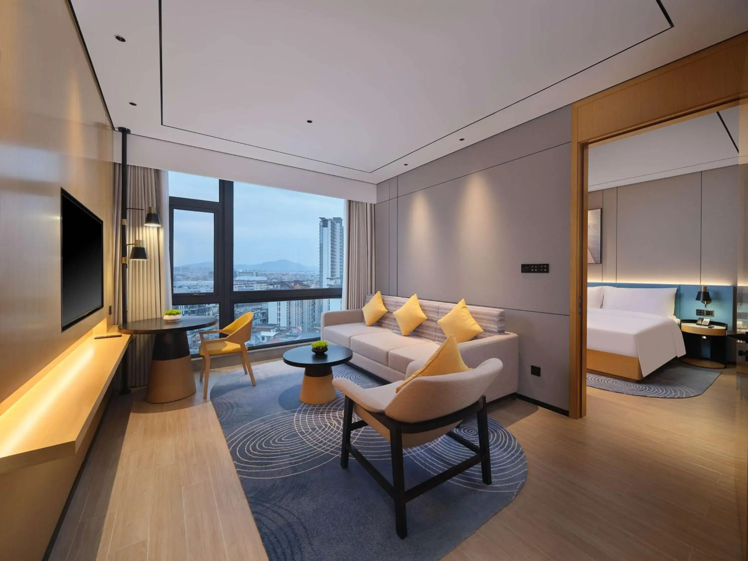 Deluxe King Suite in Hilton Garden Inn Xiamen Tong'An Deluxe King Suite in Hilton Garden Inn Xiamen Tong'An