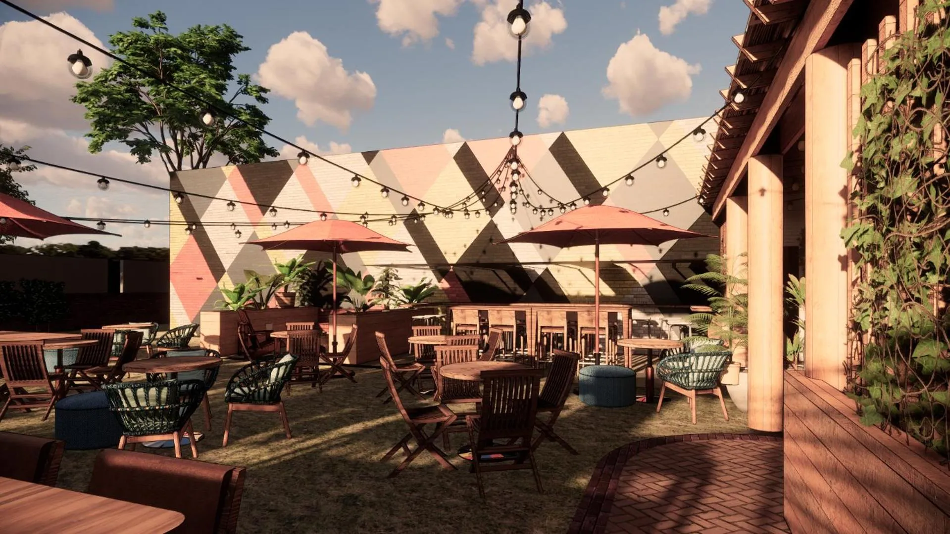 Patio in Motto By Hilton Bentonville Downtown