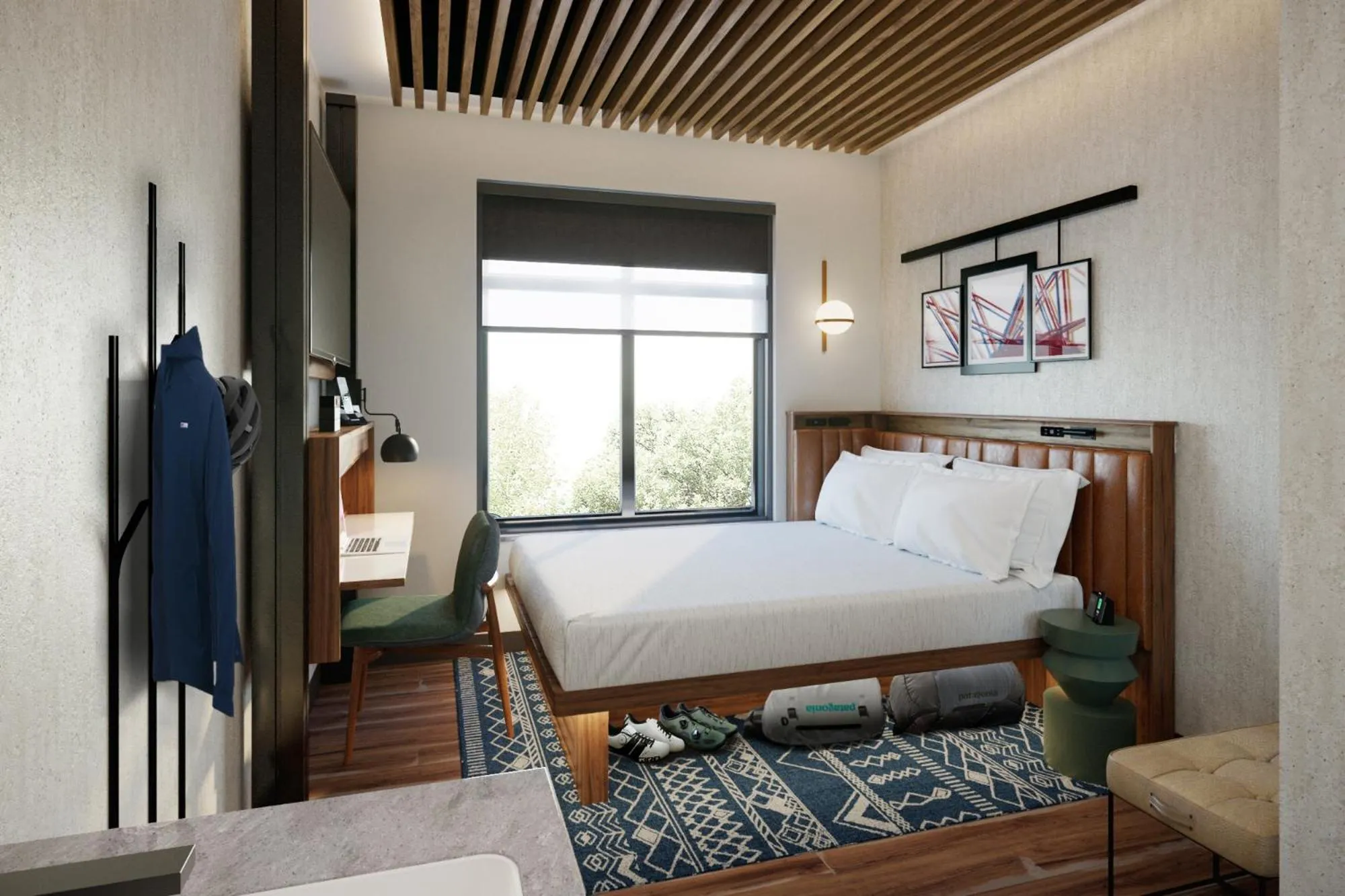 Bedroom, Bed in Motto By Hilton Bentonville Downtown