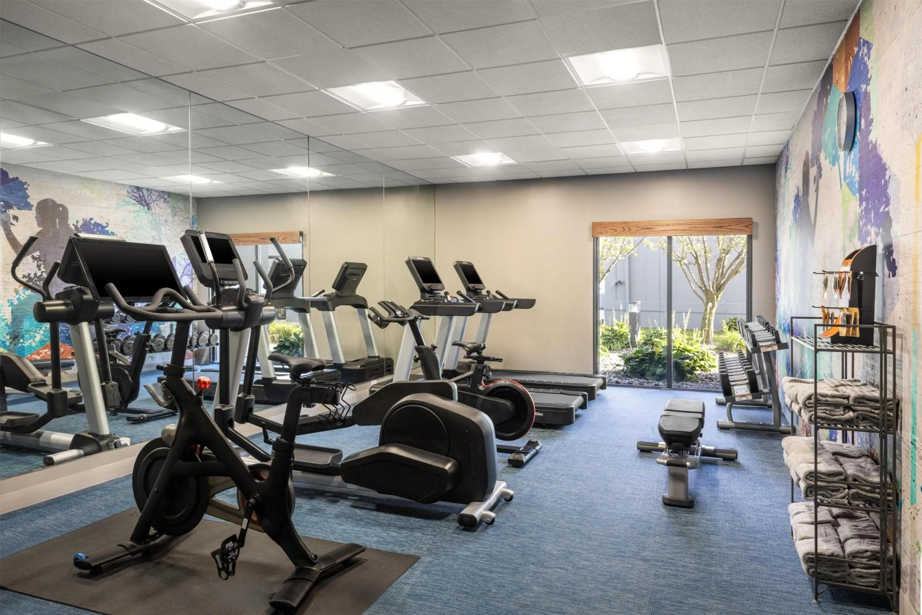 Fitness centre/facilities in Hyatt Place Detroit/Utica