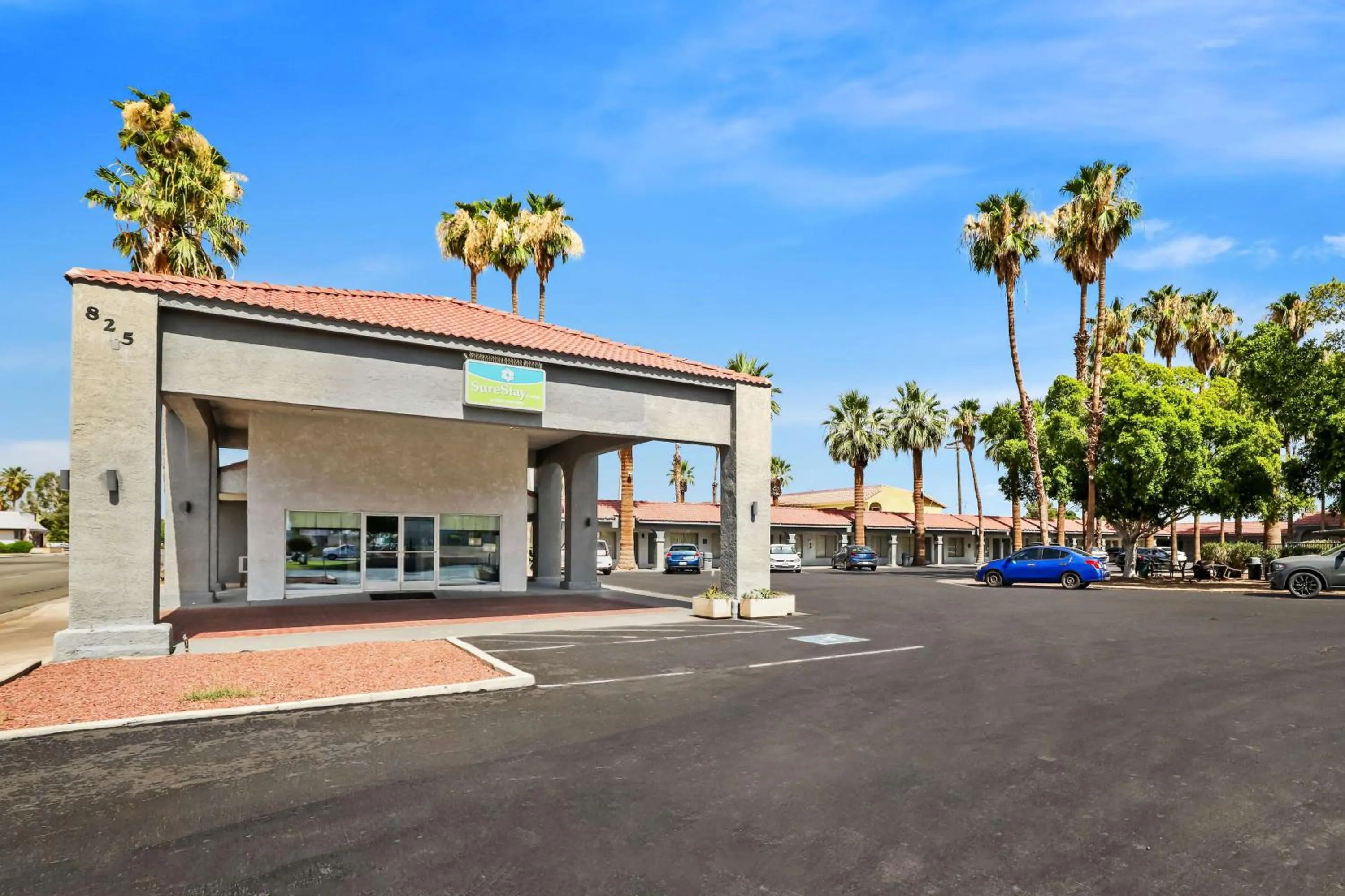 Property building in SureStay Hotel by Best Western Blythe