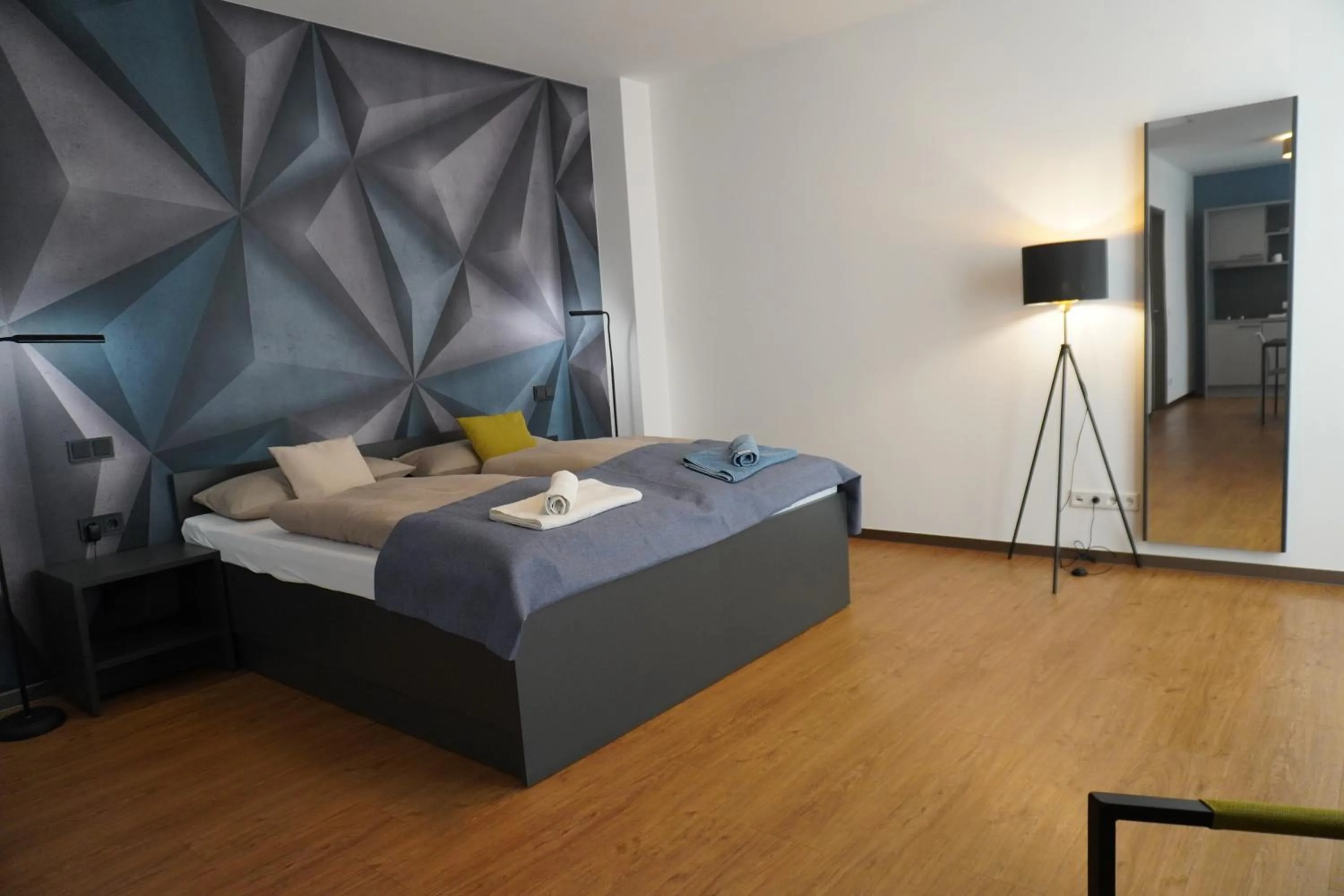 Bed in Fair n Square Hotel 24 Stunden Self-Check In