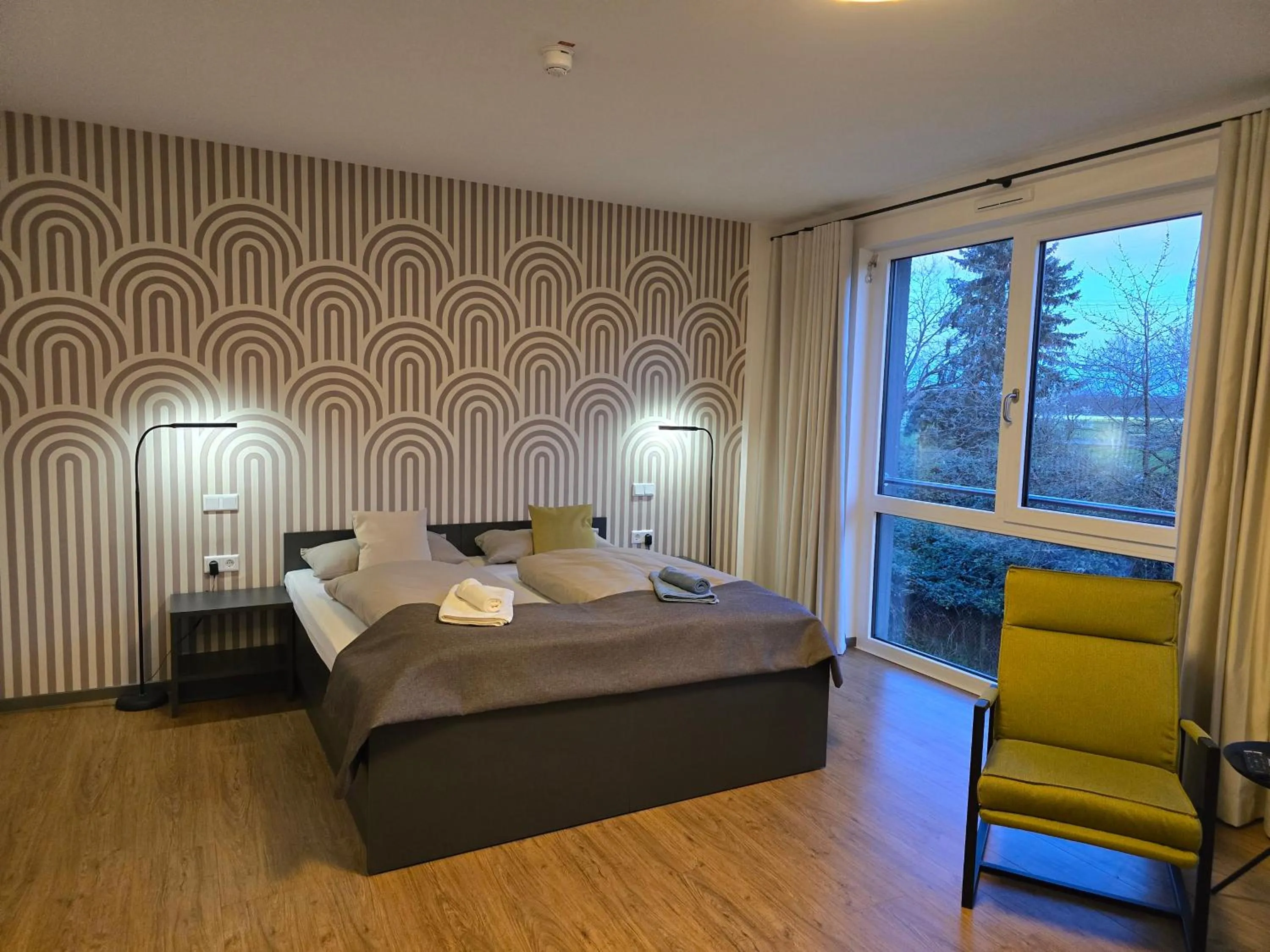 Bed in Fair n Square Hotel 24 Stunden Self-Check In