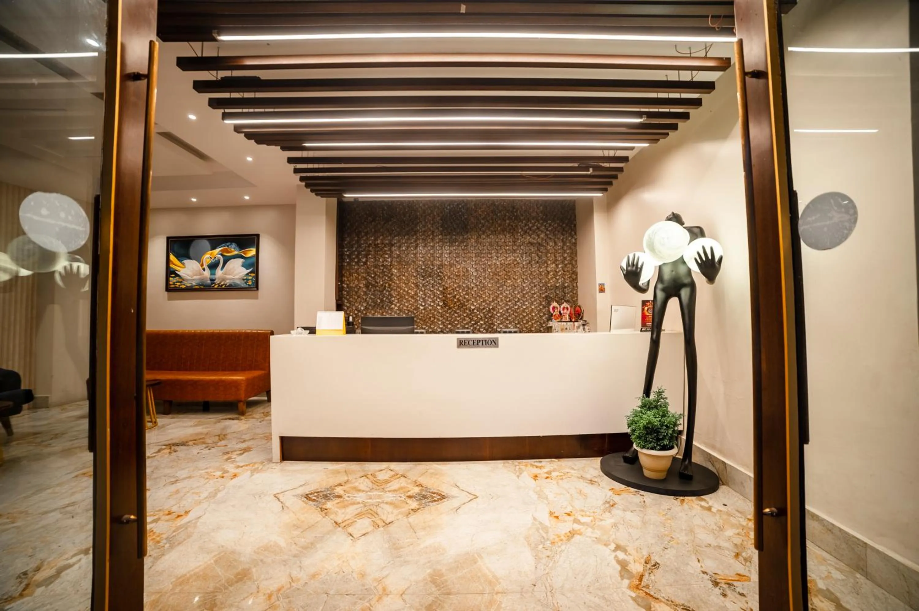 Lobby or reception in Hotel Alpha Omega