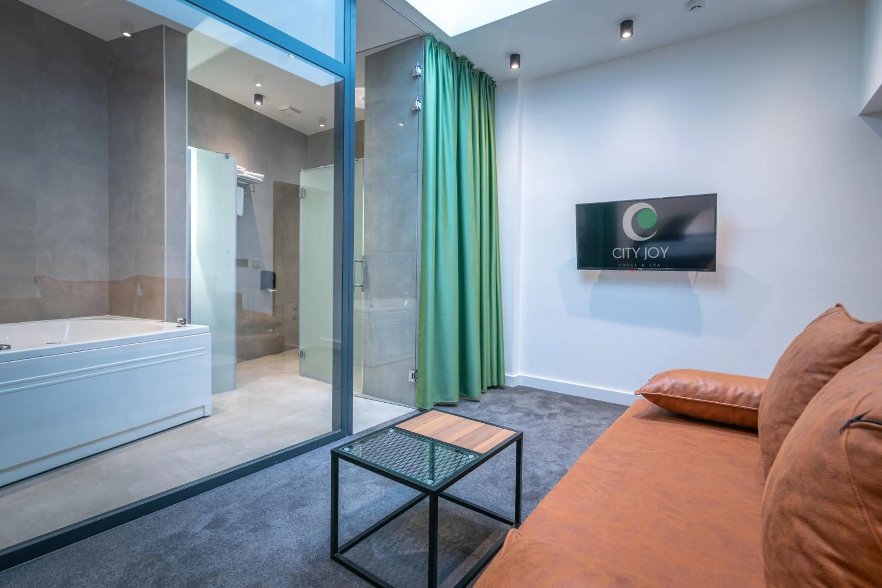 Bathroom, Bed in City Joy - sports Center Tasmajdan