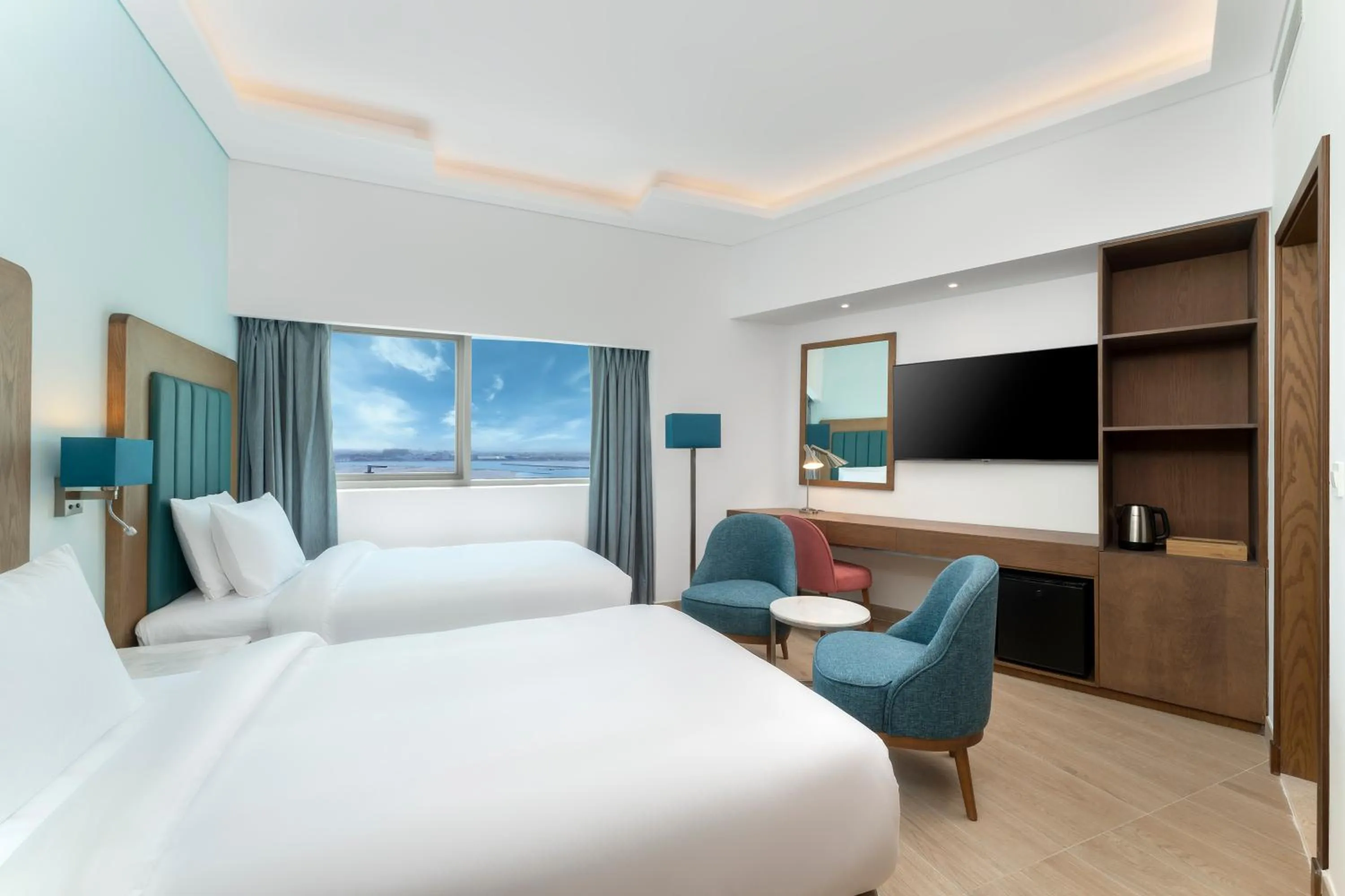 Bedroom, Bed in Sea Point Hotel Dubai Islands Formerly Park Regis by Prince