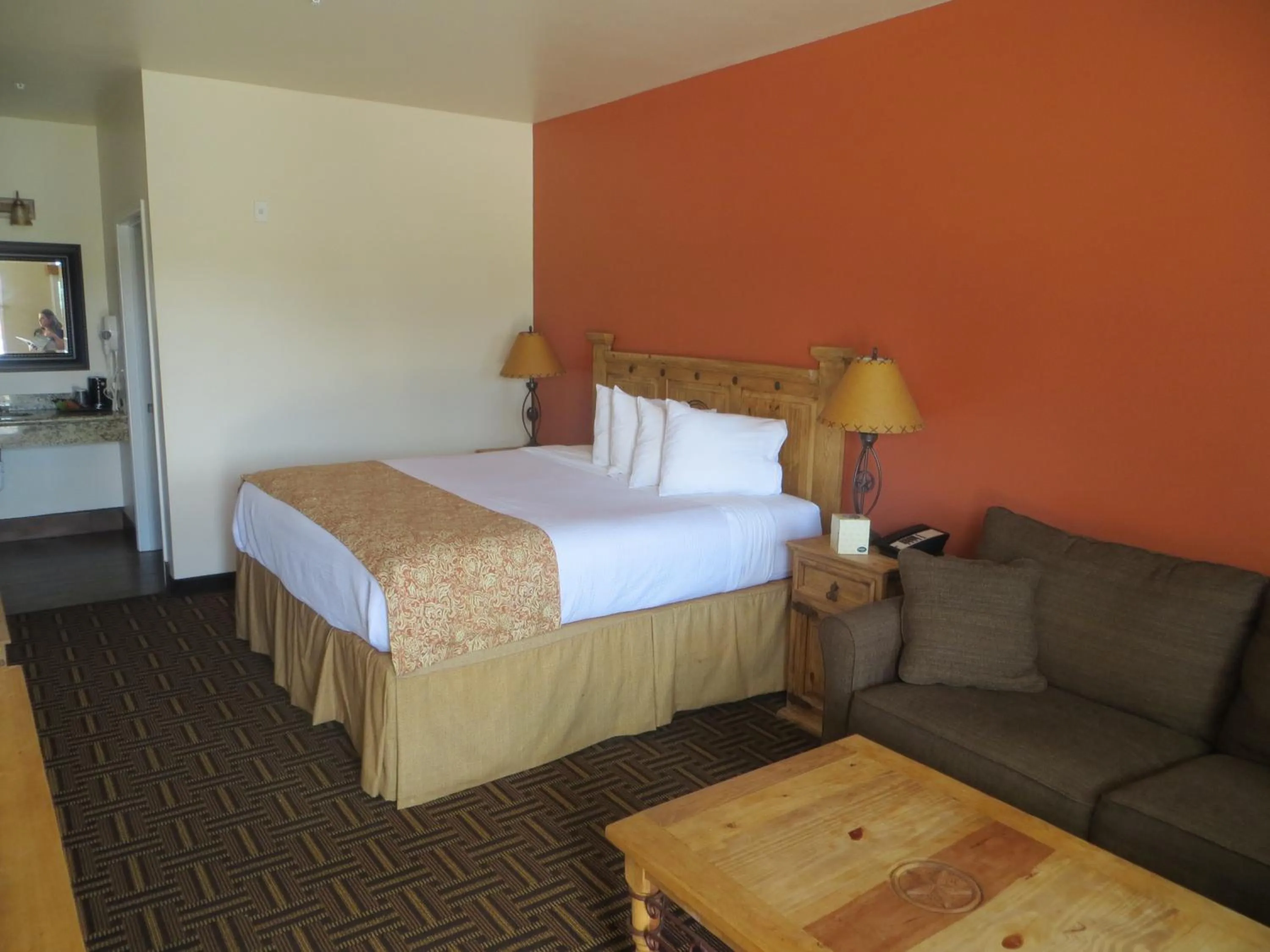 Bed in Hotel Texas Cuero