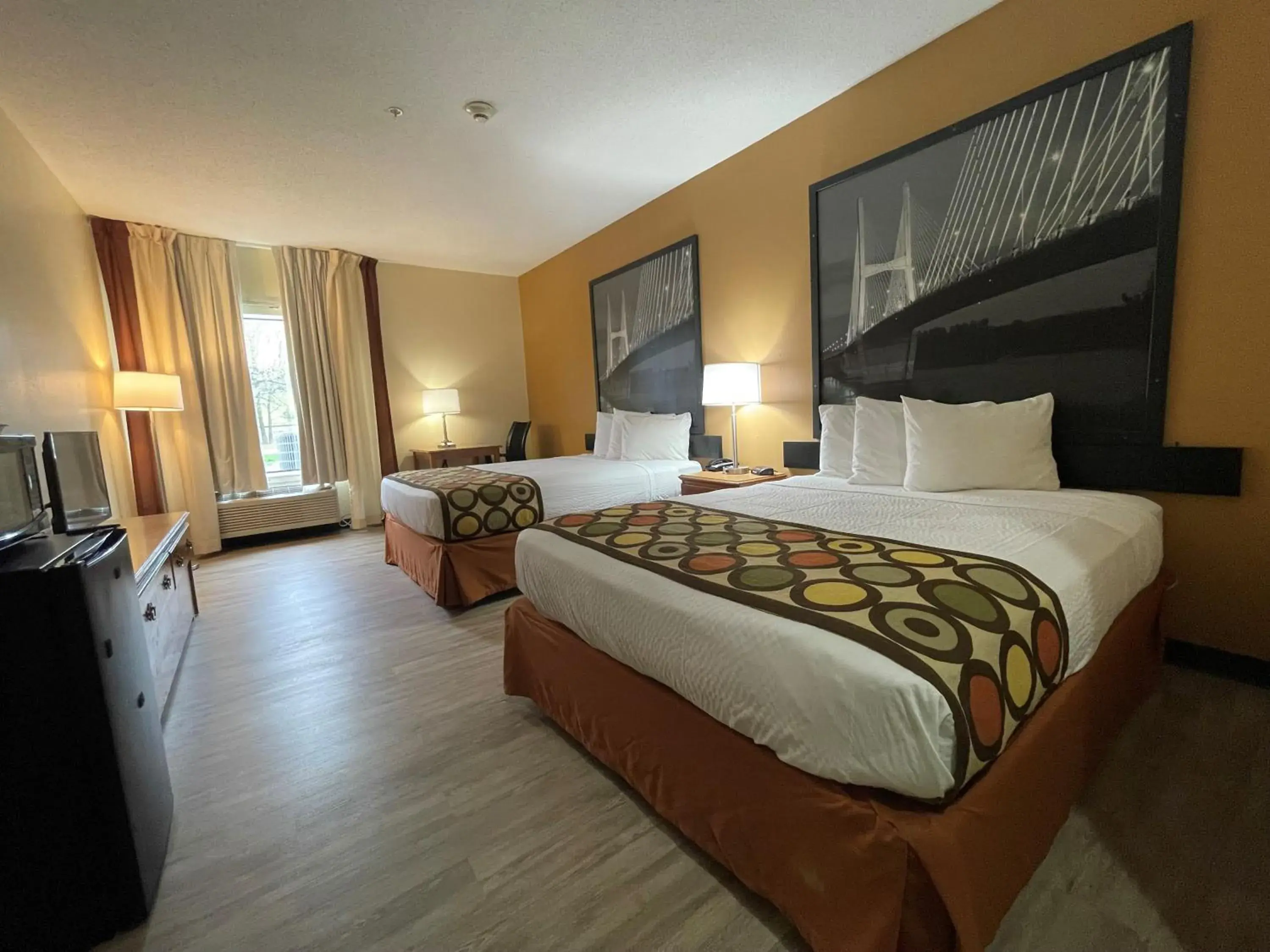 Queen Room with Two Queen Beds - Smoking in Super 8 by Wyndham Pevely Queen Room with Two Queen Beds - Smoking in Super 8 by Wyndham Pevely